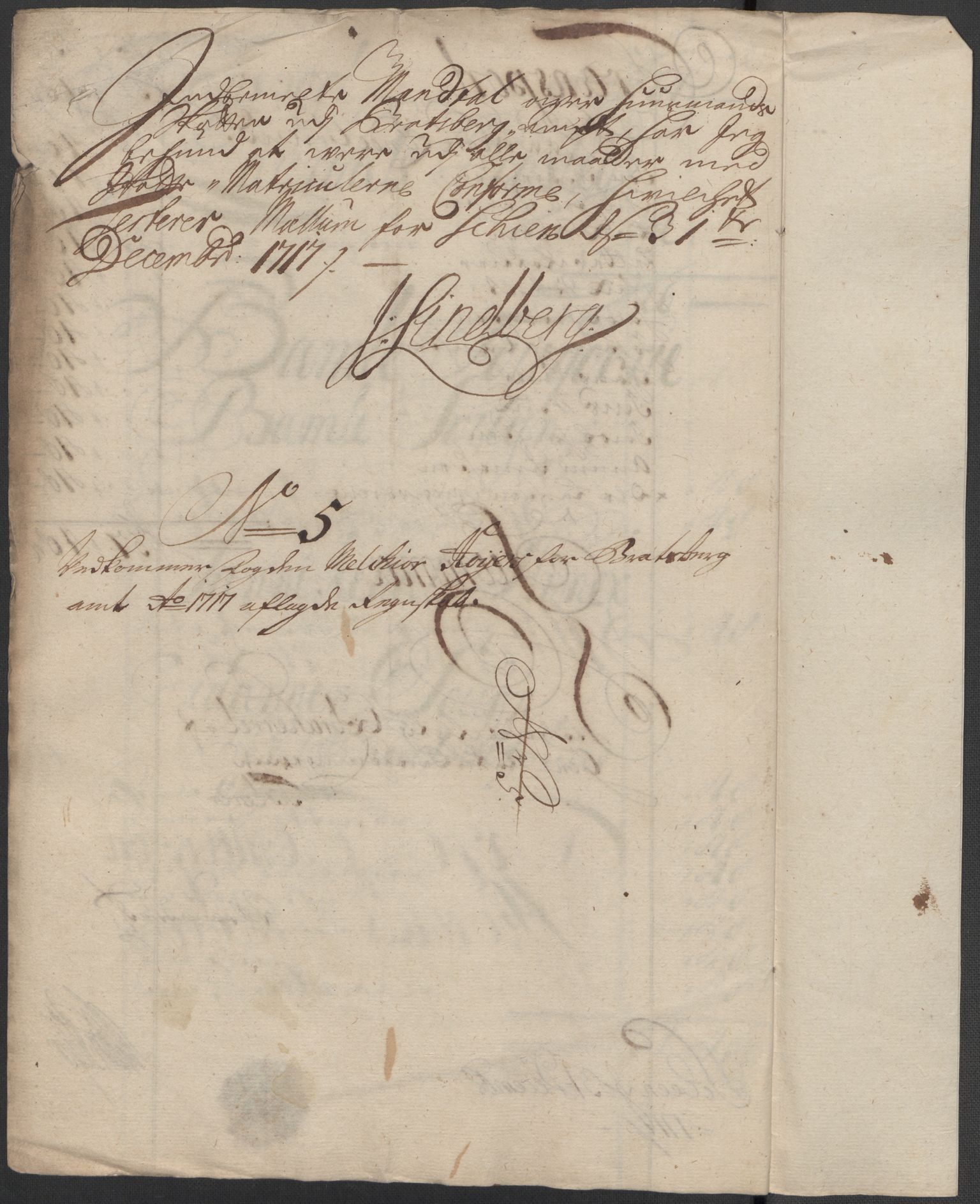 Rentekammeret inntil 1814, Reviderte regnskaper, Fogderegnskap, RA/EA-4092/R36/L2129: Fogderegnskap Øvre og Nedre Telemark og Bamble, 1717, p. 96