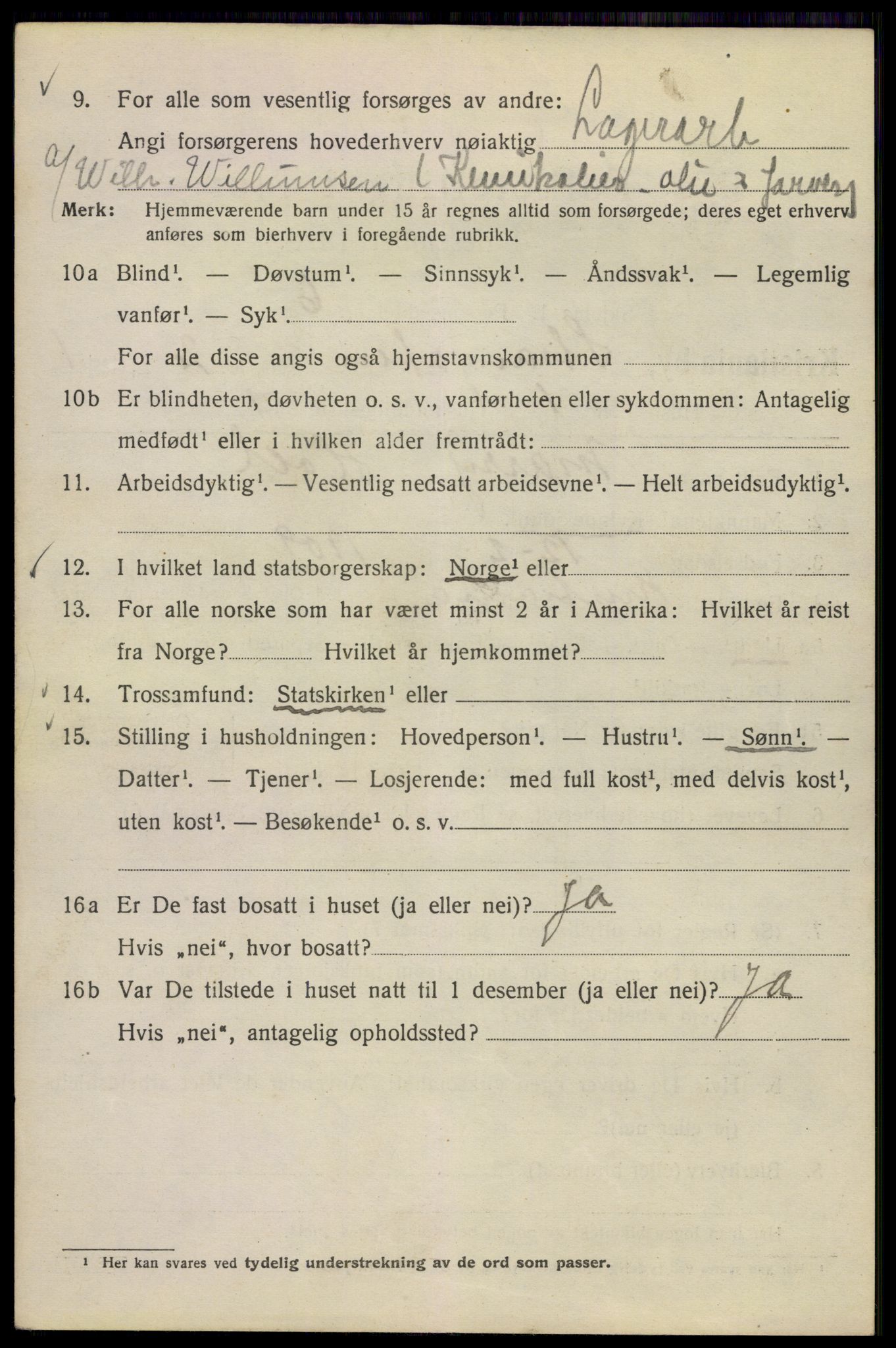 SAO, 1920 census for Kristiania, 1920, p. 550844