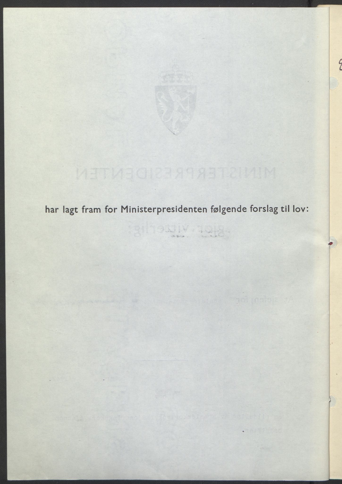 NS-administrasjonen 1940-1945 (Statsrådsekretariatet, de kommisariske statsråder mm), RA/S-4279/D/Db/L0098: Lover II, 1942, p. 537