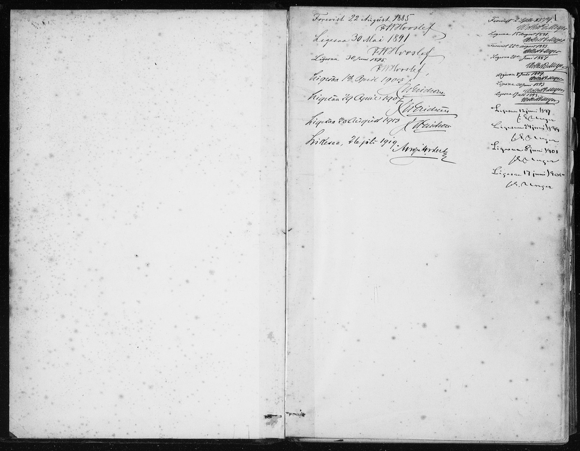 Fjelberg sokneprestembete, AV/SAB-A-75201/H/Haa: Parish register (official) no. D 1, 1879-1918, p. 1