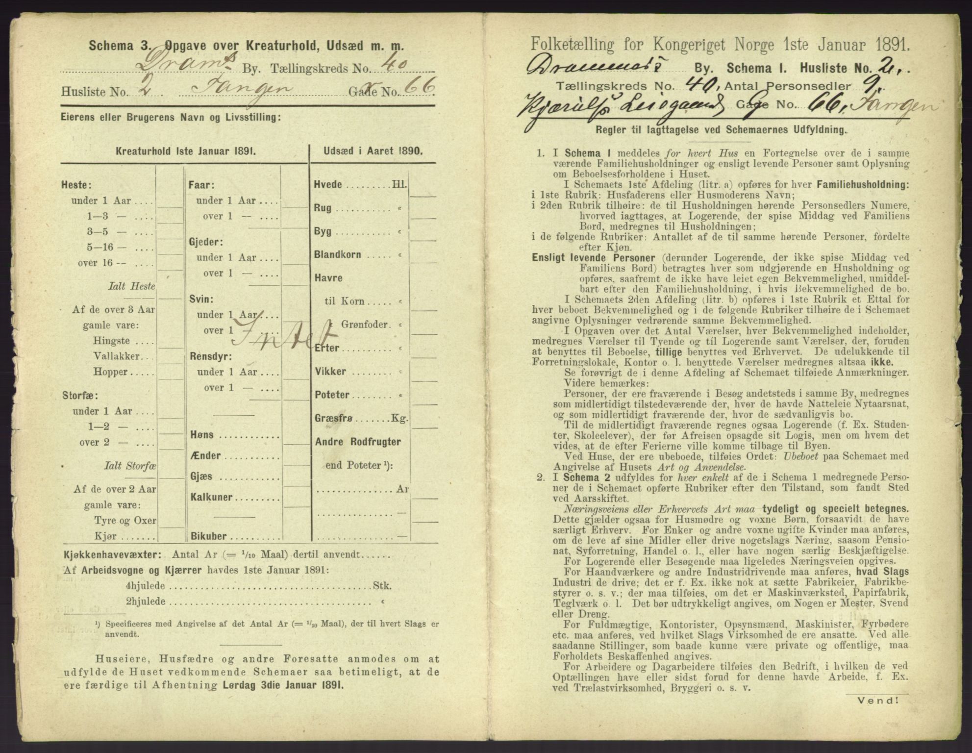 RA, 1891 census for 0602 Drammen, 1891, p. 3563