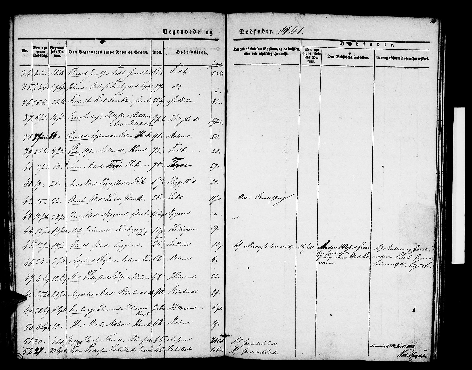 Hafslo sokneprestembete, SAB/A-80301/H/Haa/Haaa/L0008: Parish register (official) no. A 8, 1834-1852, p. 16