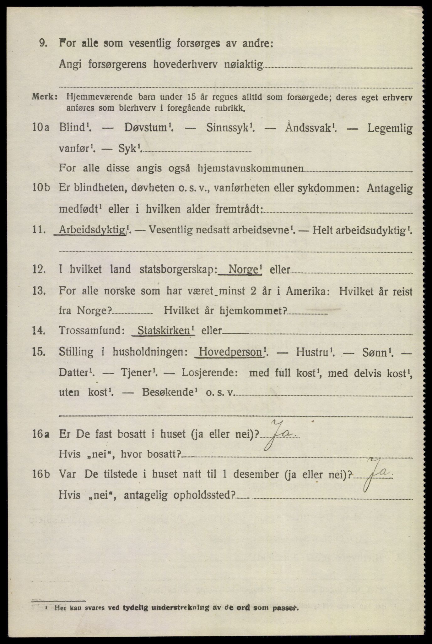 SAKO, 1920 census for Gol, 1920, p. 2731