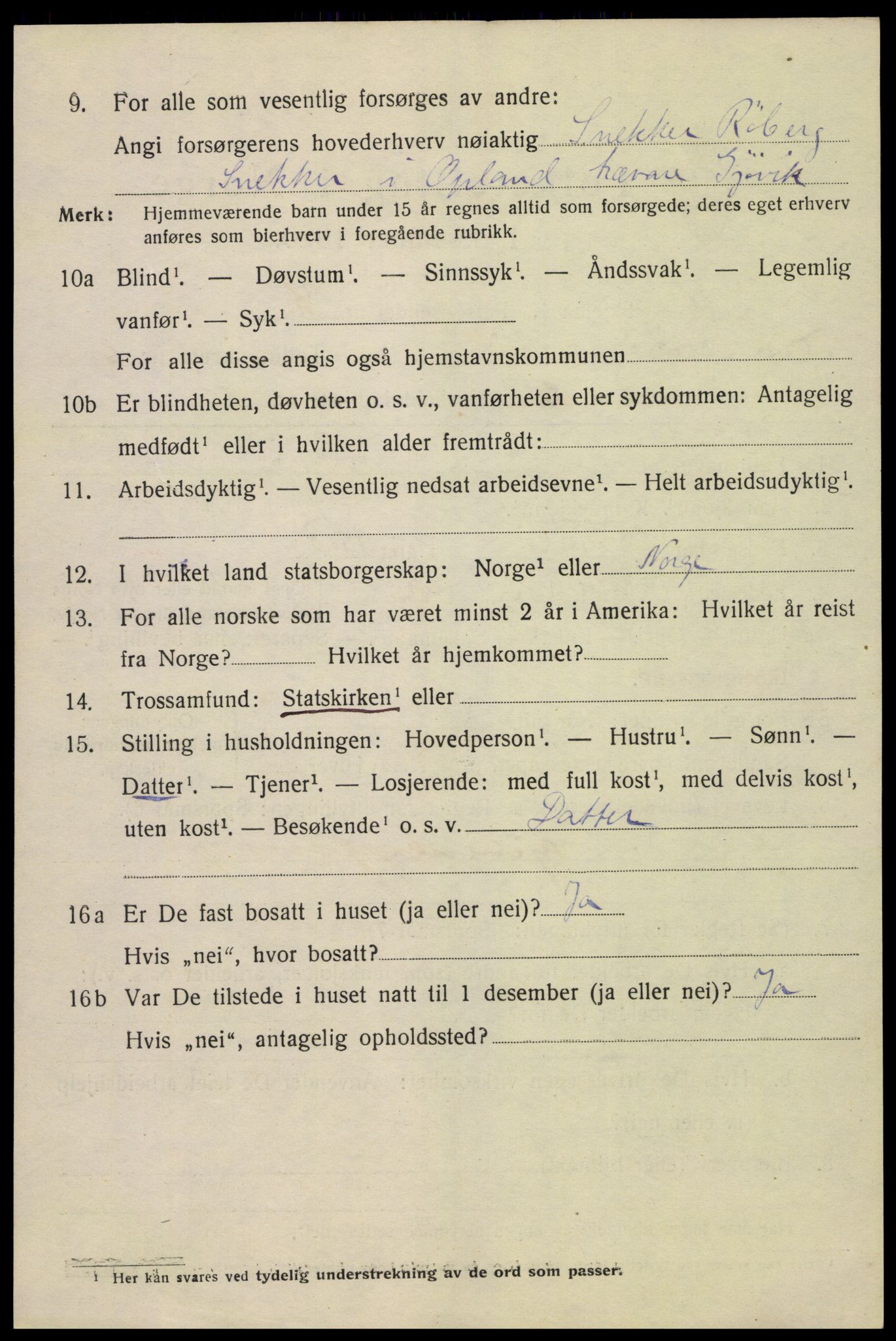 SAH, 1920 census for Gjøvik, 1920, p. 10499