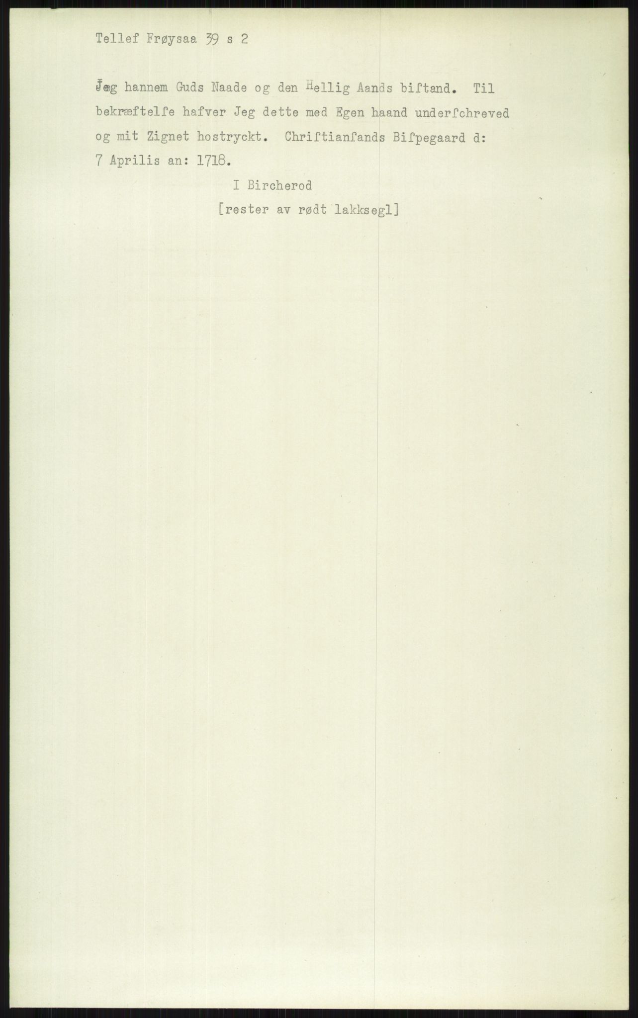 Samlinger til kildeutgivelse, Diplomavskriftsamlingen, AV/RA-EA-4053/H/Ha, p. 2339