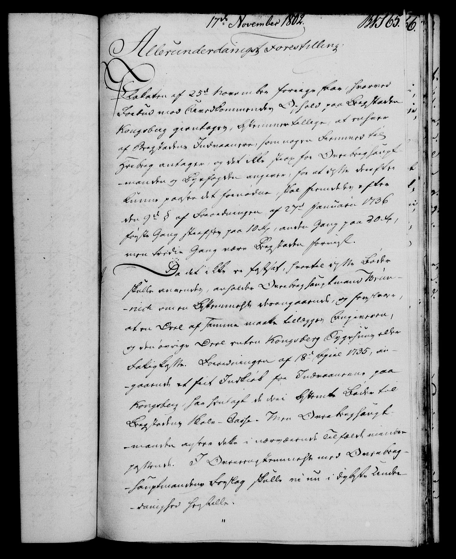 Rentekammeret, Renteskriverkontorene, AV/RA-EA-3115/M/Mf/Mfb/L0005: Relasjons- og resolusjonsprotokoll med register (merket RK 54.11), 1801-1802