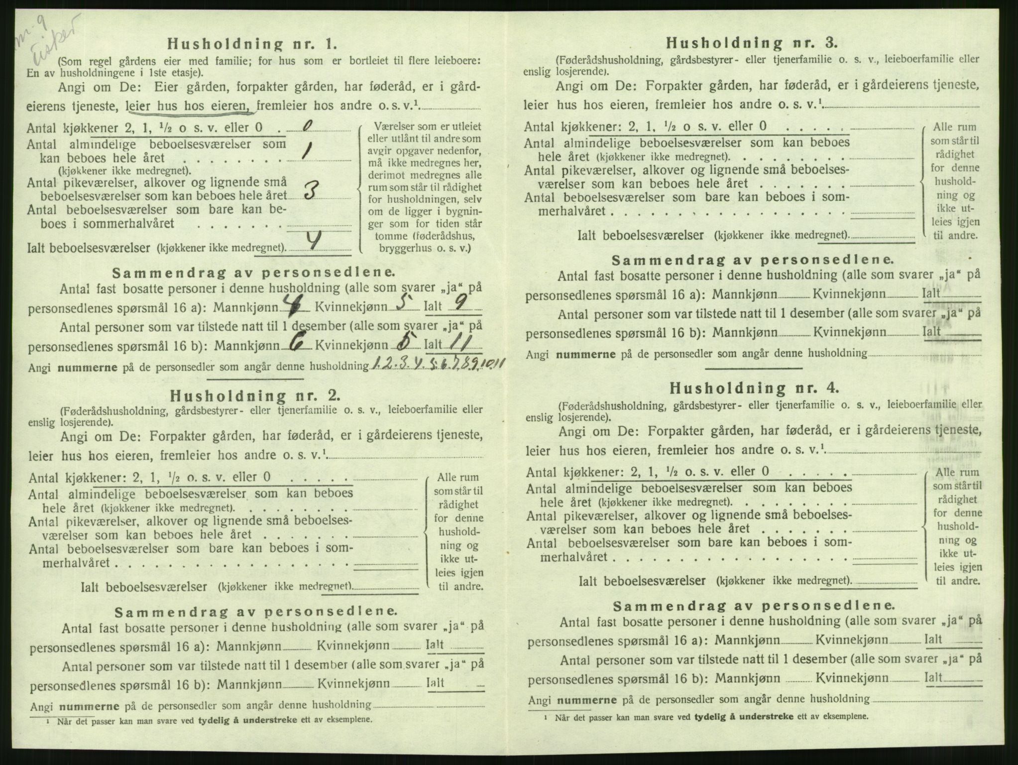 SAT, 1920 census for Herøy, 1920, p. 853