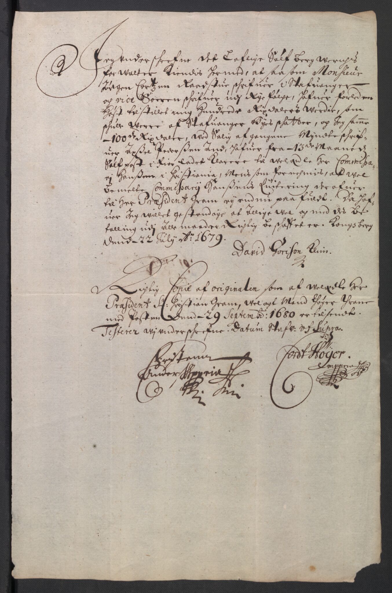 Rentekammeret inntil 1814, Reviderte regnskaper, Byregnskaper, AV/RA-EA-4066/R/Ro/L0300: [O3] Kontribusjonsregnskap, 1661-1678, p. 357