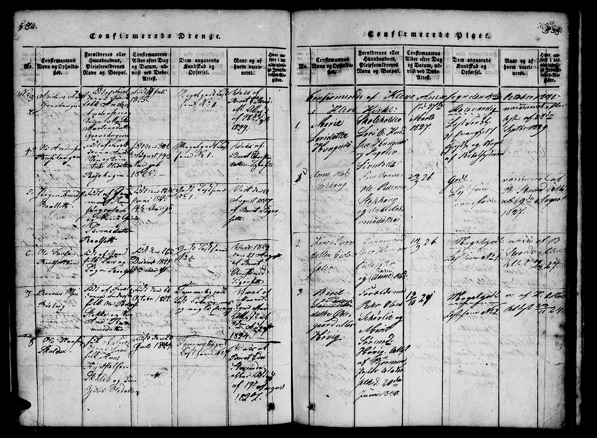 Ministerialprotokoller, klokkerbøker og fødselsregistre - Møre og Romsdal, SAT/A-1454/557/L0679: Parish register (official) no. 557A01, 1818-1843, p. 534-535