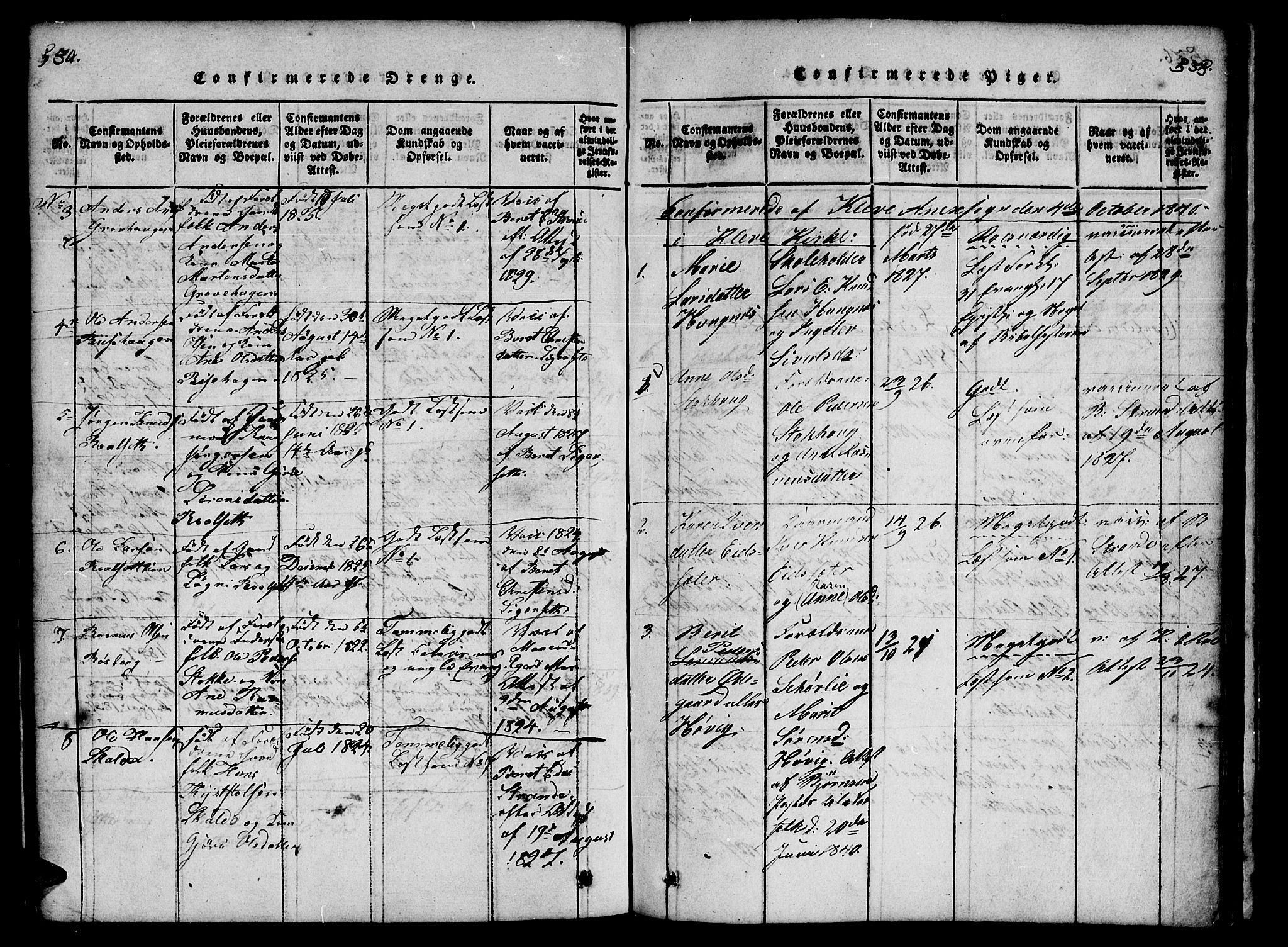 Ministerialprotokoller, klokkerbøker og fødselsregistre - Møre og Romsdal, AV/SAT-A-1454/557/L0679: Parish register (official) no. 557A01, 1818-1843, p. 534-535