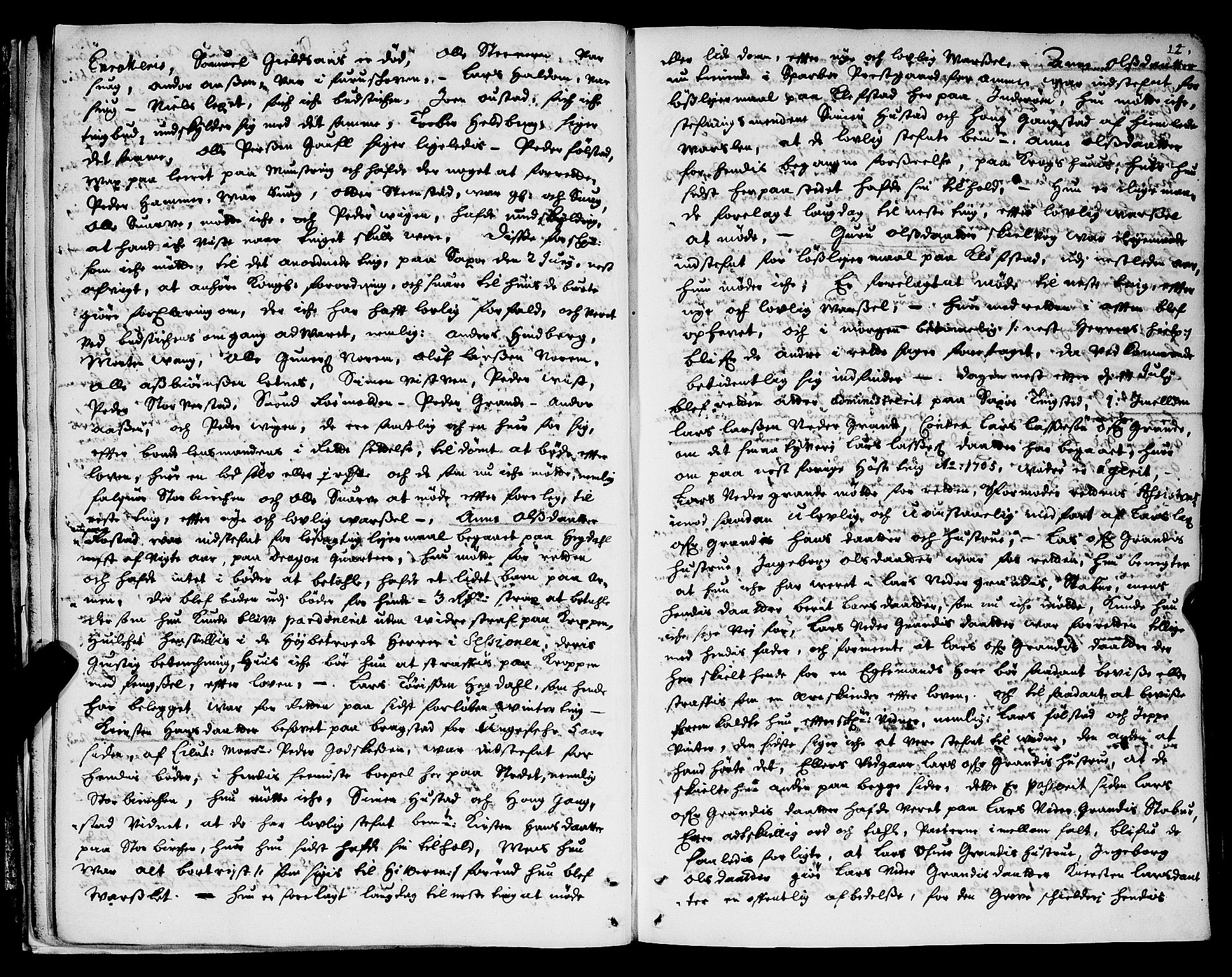 Inderøy sorenskriveri, AV/SAT-A-4147/1/1/1A/L0006: Tingbok, 1706-1710, p. 13b-14a