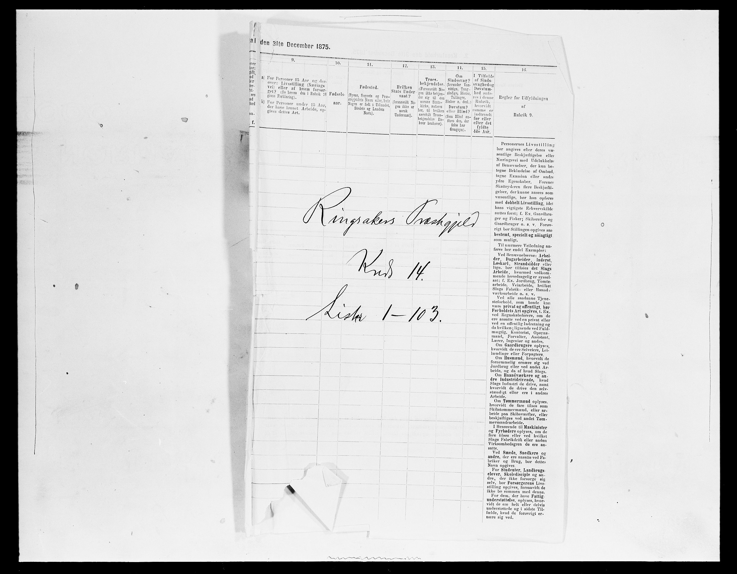 SAH, 1875 census for 0412P Ringsaker, 1875, p. 2821