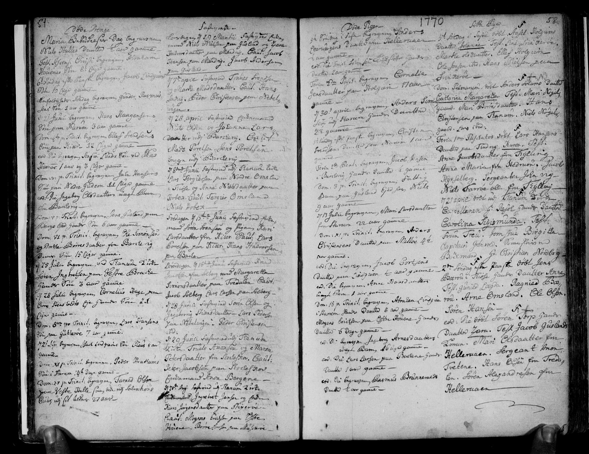 Brunlanes kirkebøker, AV/SAKO-A-342/F/Fa/L0001: Parish register (official) no. I 1, 1766-1801, p. 57-58