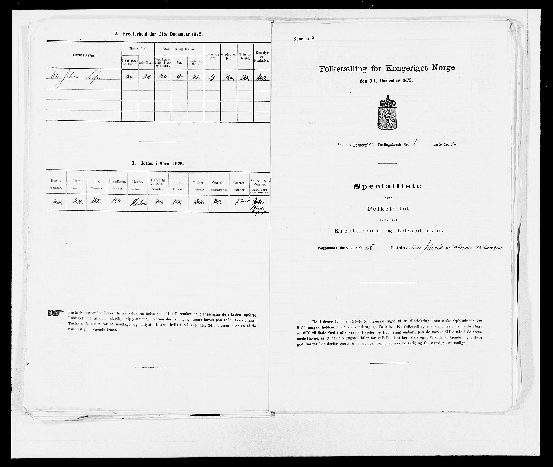 SAB, 1875 census for 1247P Askøy, 1875, p. 235