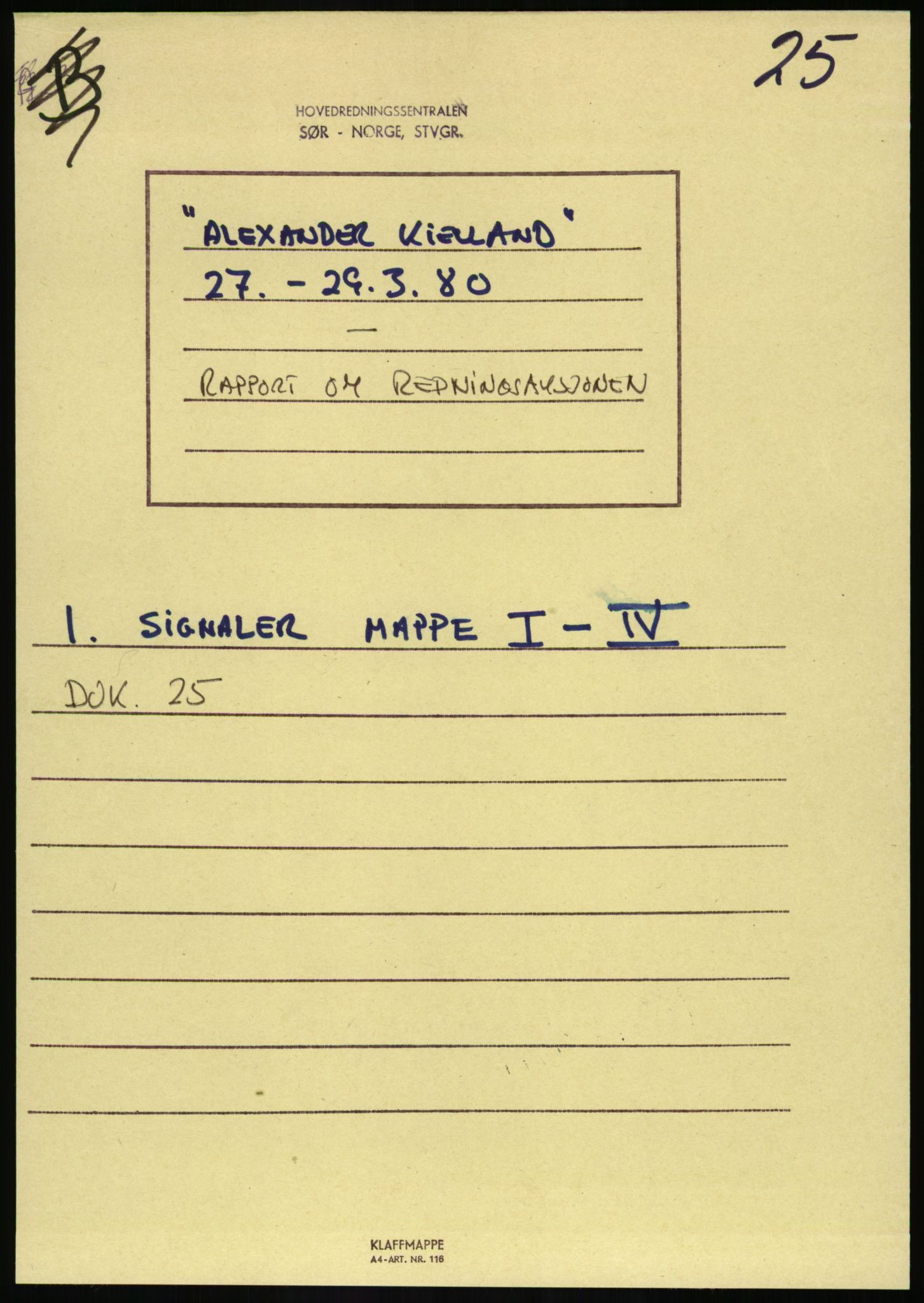 Justisdepartementet, Granskningskommisjonen ved Alexander Kielland-ulykken 27.3.1980, RA/S-1165/D/L0017: P Hjelpefartøy (Doku.liste + P1-P6 av 6)/Q Hovedredningssentralen (Q0-Q27 av 27), 1980-1981, p. 591