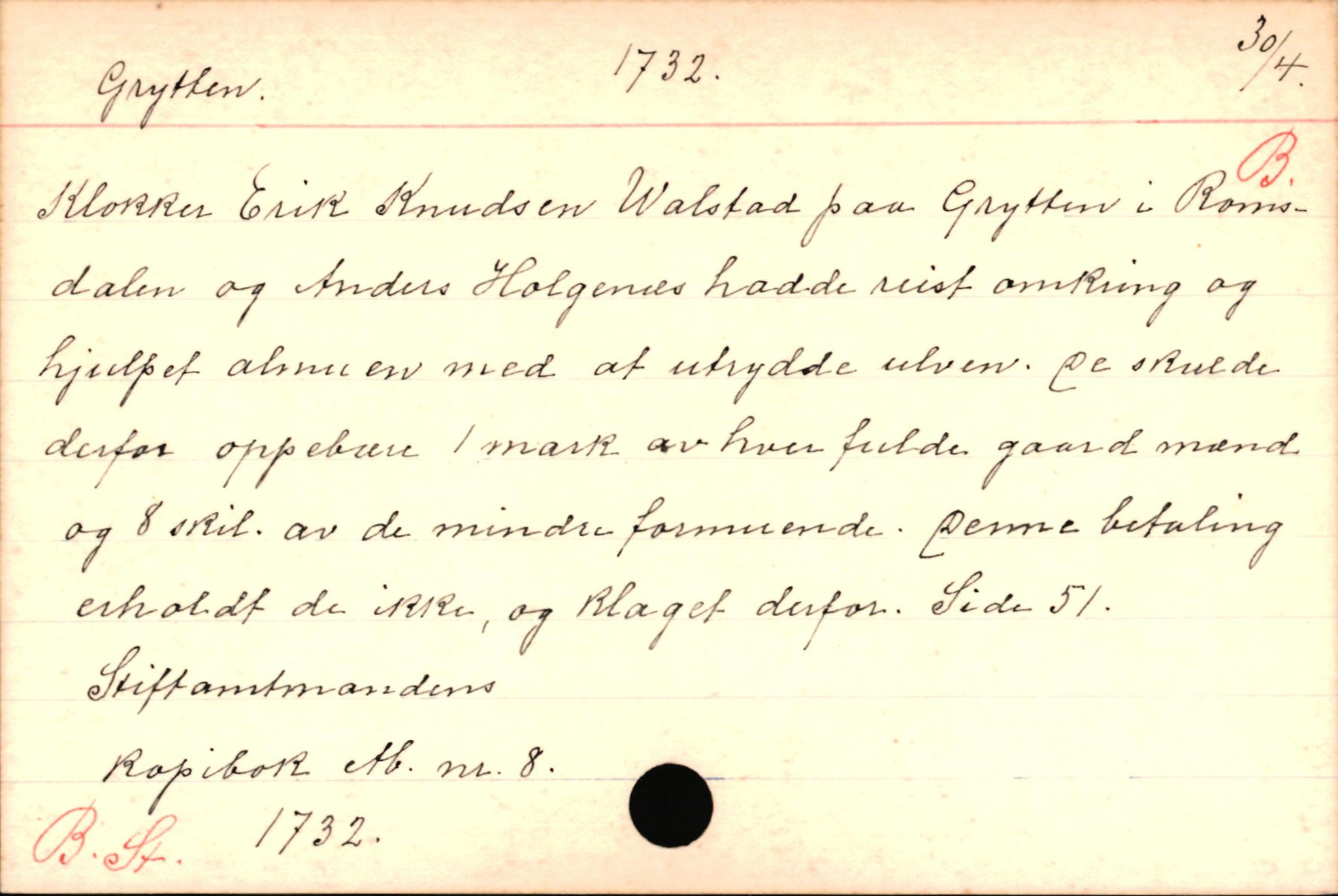 Haugen, Johannes - lærer, AV/SAB-SAB/PA-0036/01/L0001: Om klokkere og lærere, 1521-1904, p. 10554