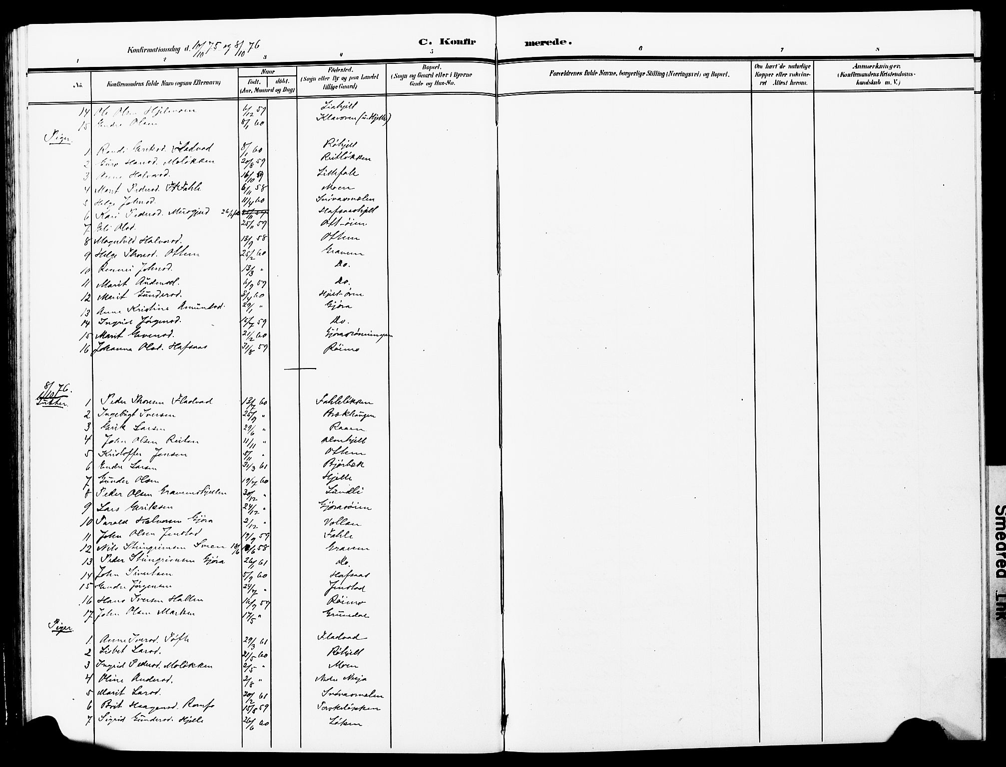 Ministerialprotokoller, klokkerbøker og fødselsregistre - Møre og Romsdal, AV/SAT-A-1454/591/L1020: Parish register (copy) no. 591C01, 1869-1930