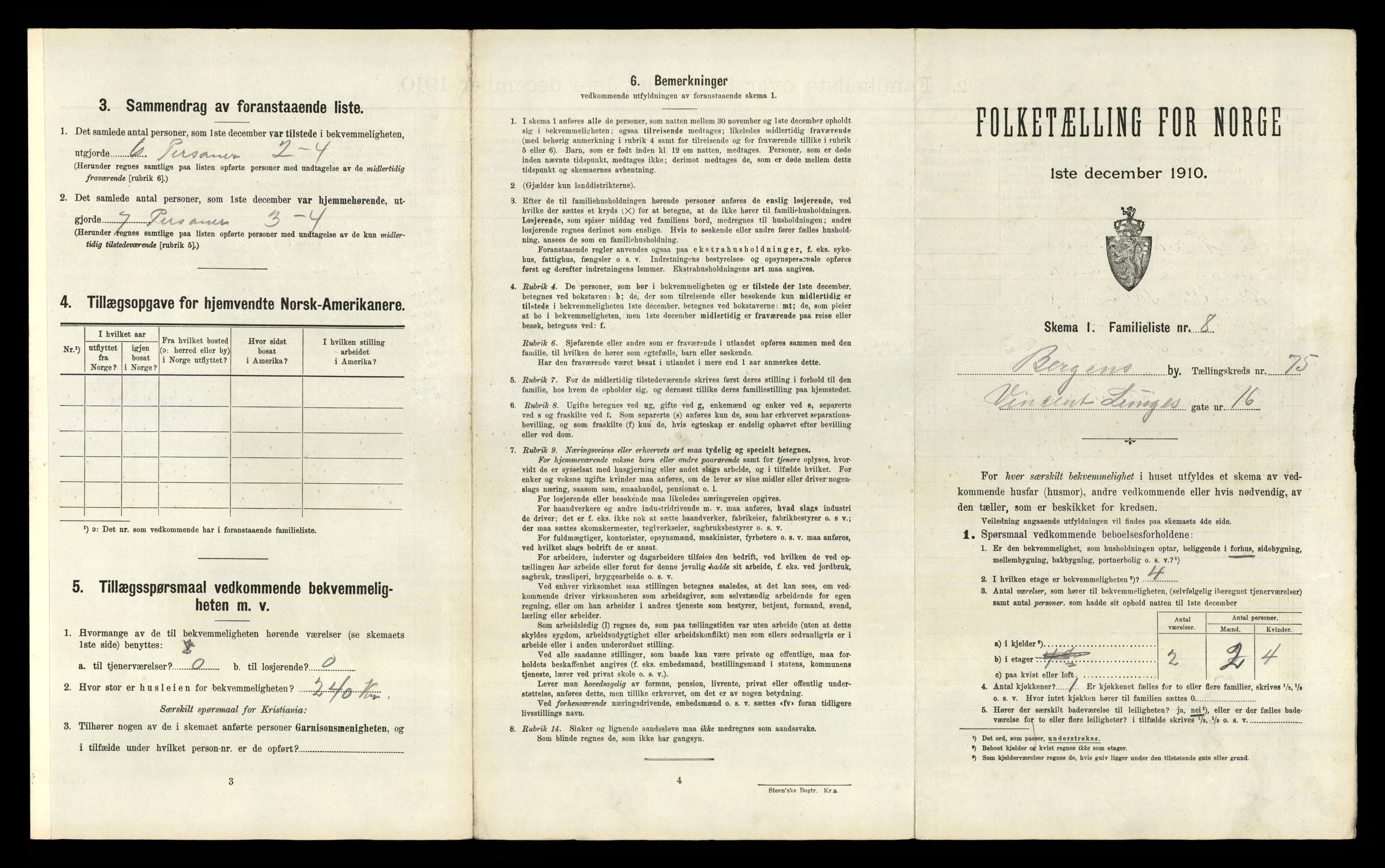 RA, 1910 census for Bergen, 1910, p. 25971