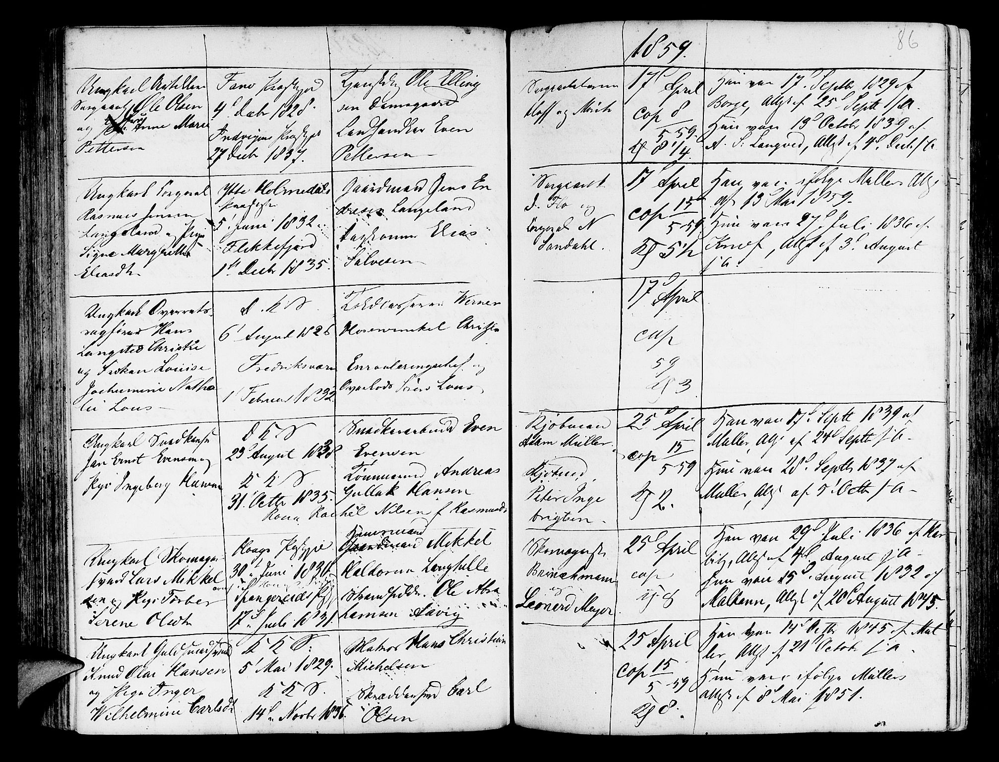 Korskirken sokneprestembete, AV/SAB-A-76101/H/Haa/L0009: Parish register (official) no. A 9, 1743-1861, p. 86