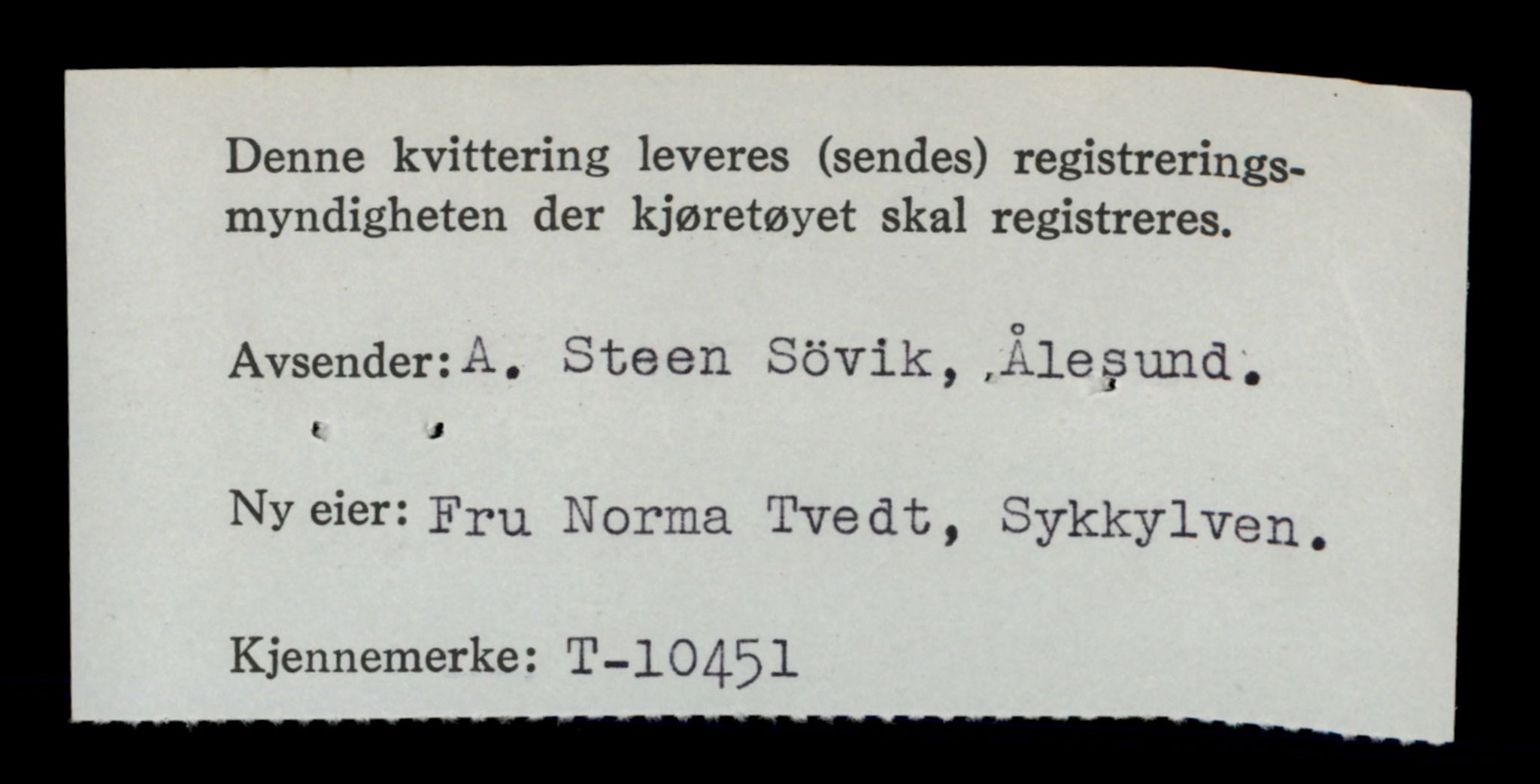 Møre og Romsdal vegkontor - Ålesund trafikkstasjon, AV/SAT-A-4099/F/Fe/L0020: Registreringskort for kjøretøy T 10351 - T 10470, 1927-1998, p. 2792