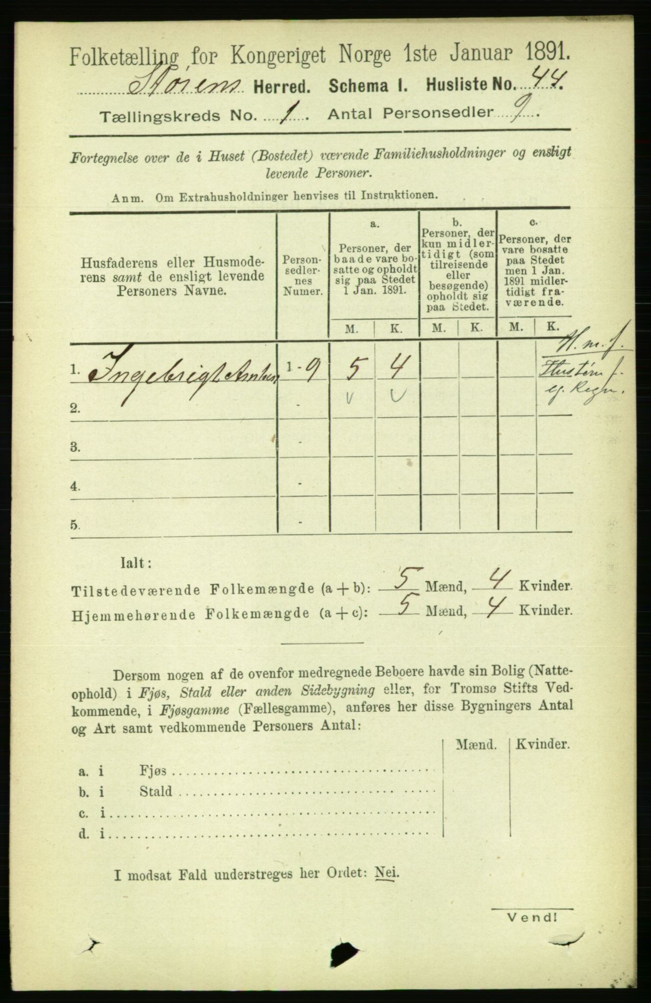 RA, 1891 census for 1648 Støren, 1891, p. 62