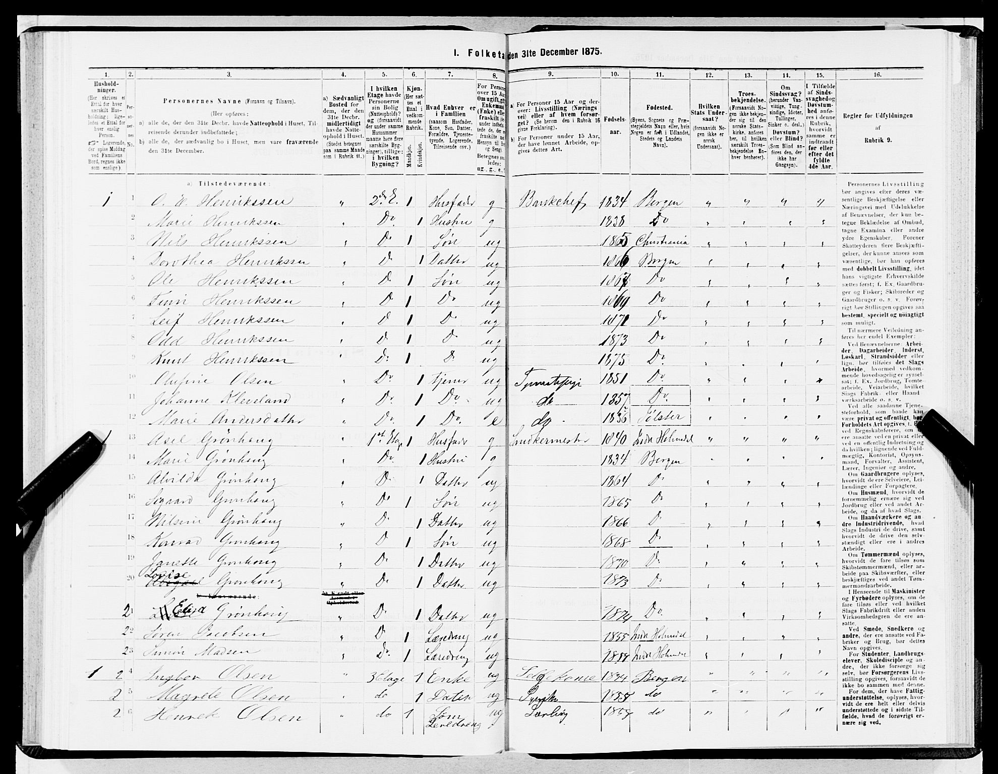 SAB, 1875 census for 1301 Bergen, 1875, p. 2468