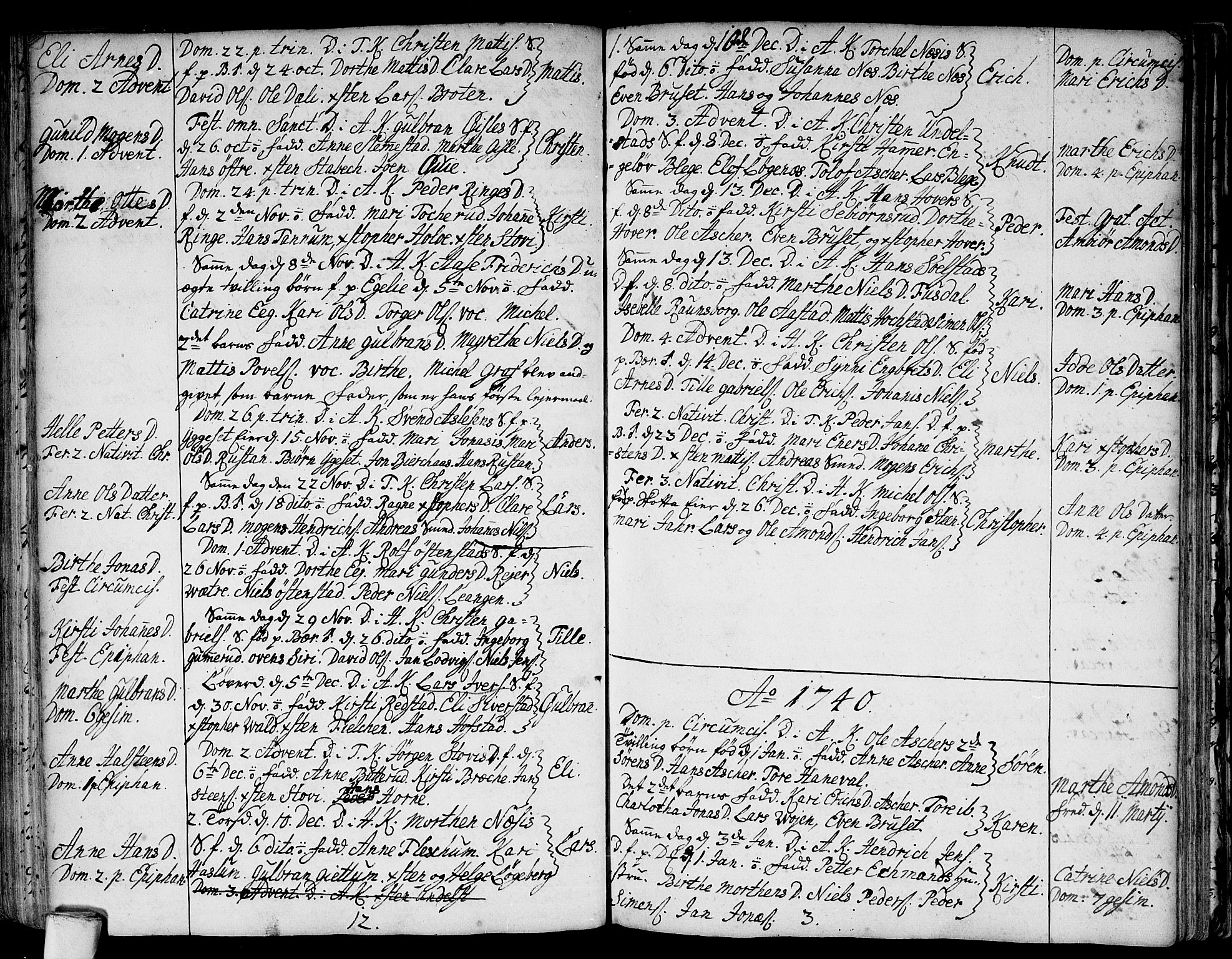 Asker prestekontor Kirkebøker, SAO/A-10256a/F/Fa/L0001: Parish register (official) no. I 1, 1726-1744, p. 63