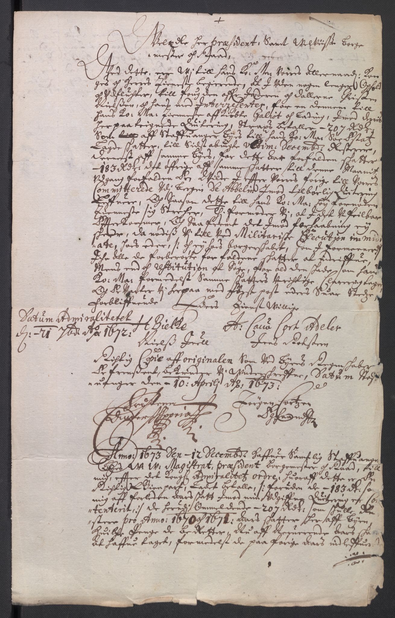 Rentekammeret inntil 1814, Reviderte regnskaper, Byregnskaper, AV/RA-EA-4066/R/Ro/L0301: [O3] Kontribusjonsregnskap, 1679-1684, p. 286