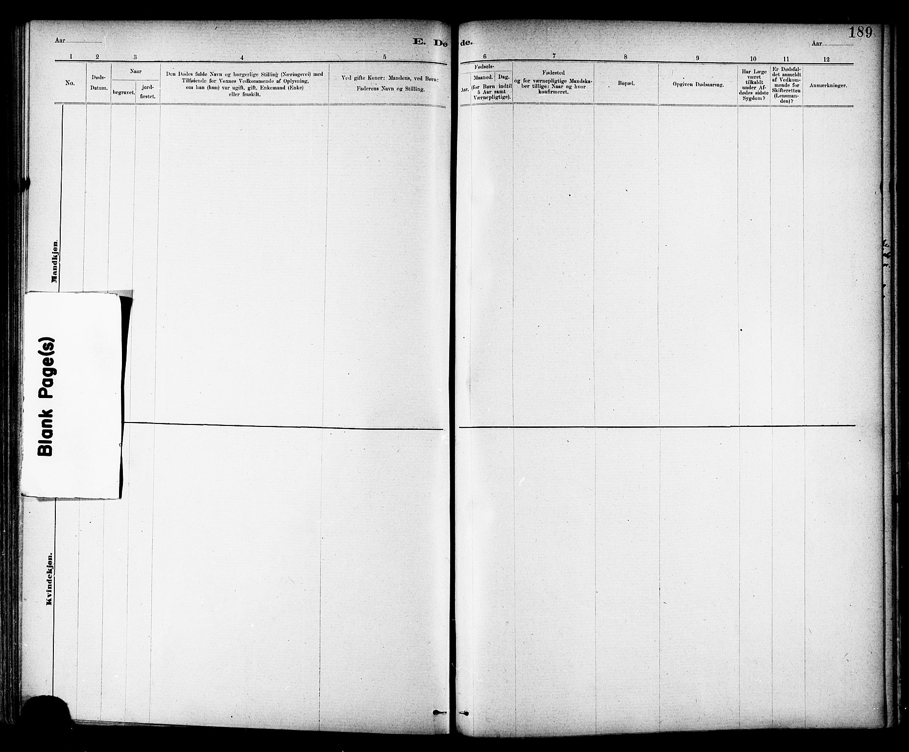 Ministerialprotokoller, klokkerbøker og fødselsregistre - Nord-Trøndelag, SAT/A-1458/703/L0030: Parish register (official) no. 703A03, 1880-1892, p. 189