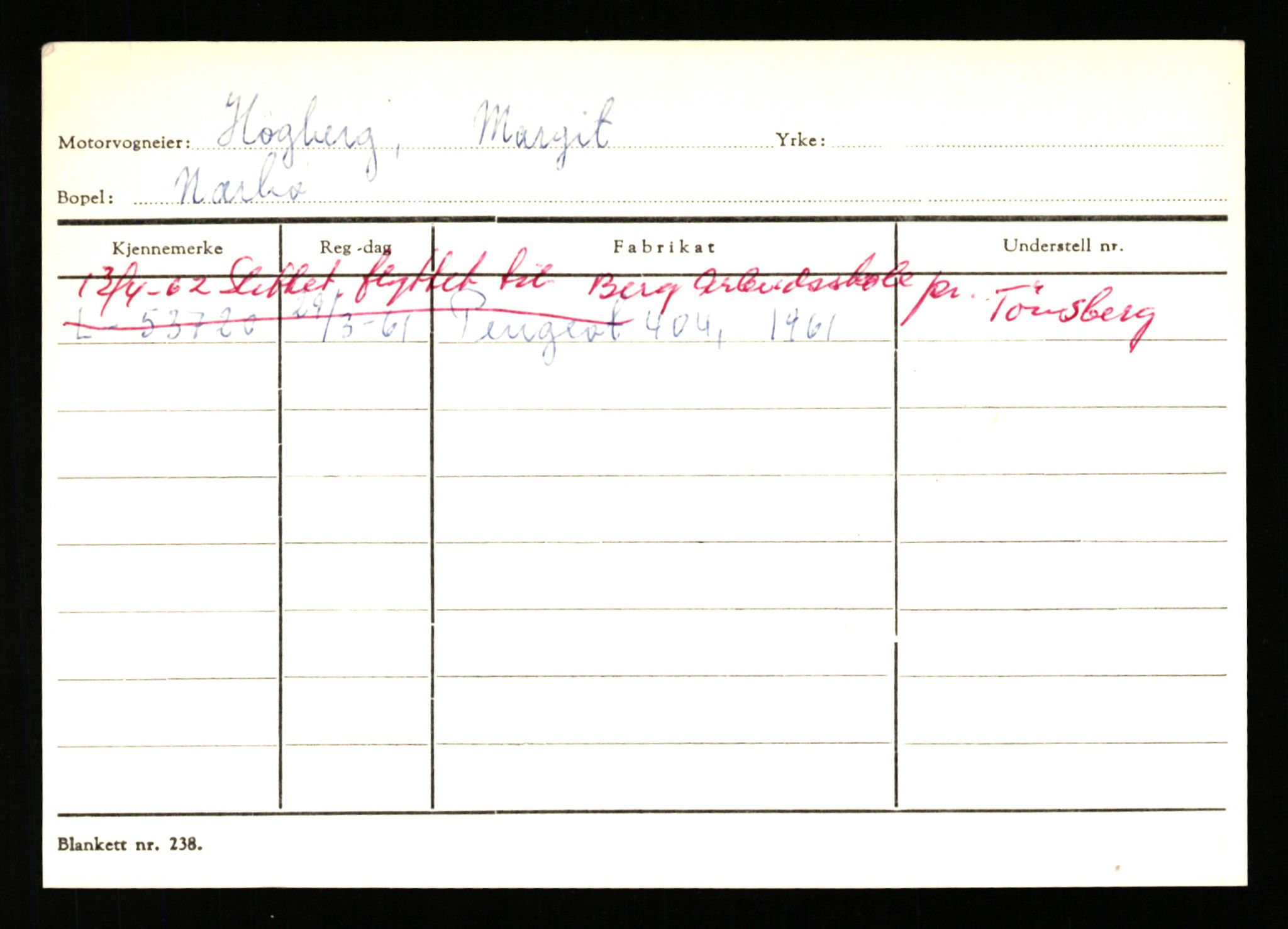 Stavanger trafikkstasjon, SAST/A-101942/0/H/L0016: Holmevik - Høyland, 1930-1971, p. 2131