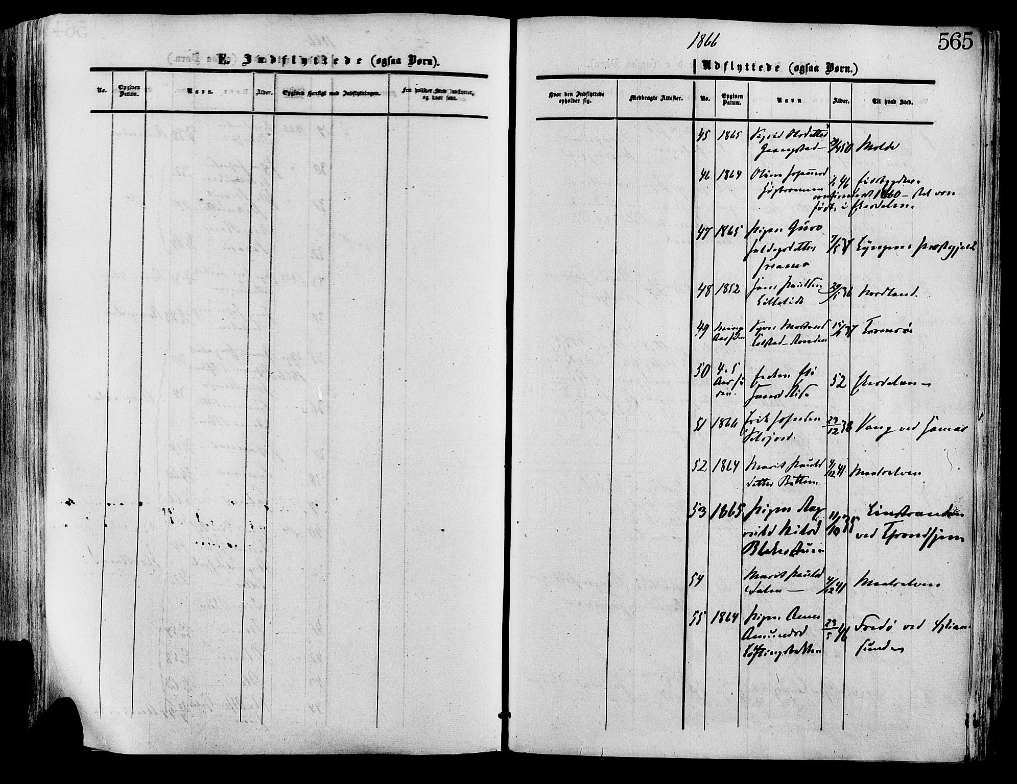 Lesja prestekontor, AV/SAH-PREST-068/H/Ha/Haa/L0008: Parish register (official) no. 8, 1854-1880, p. 565