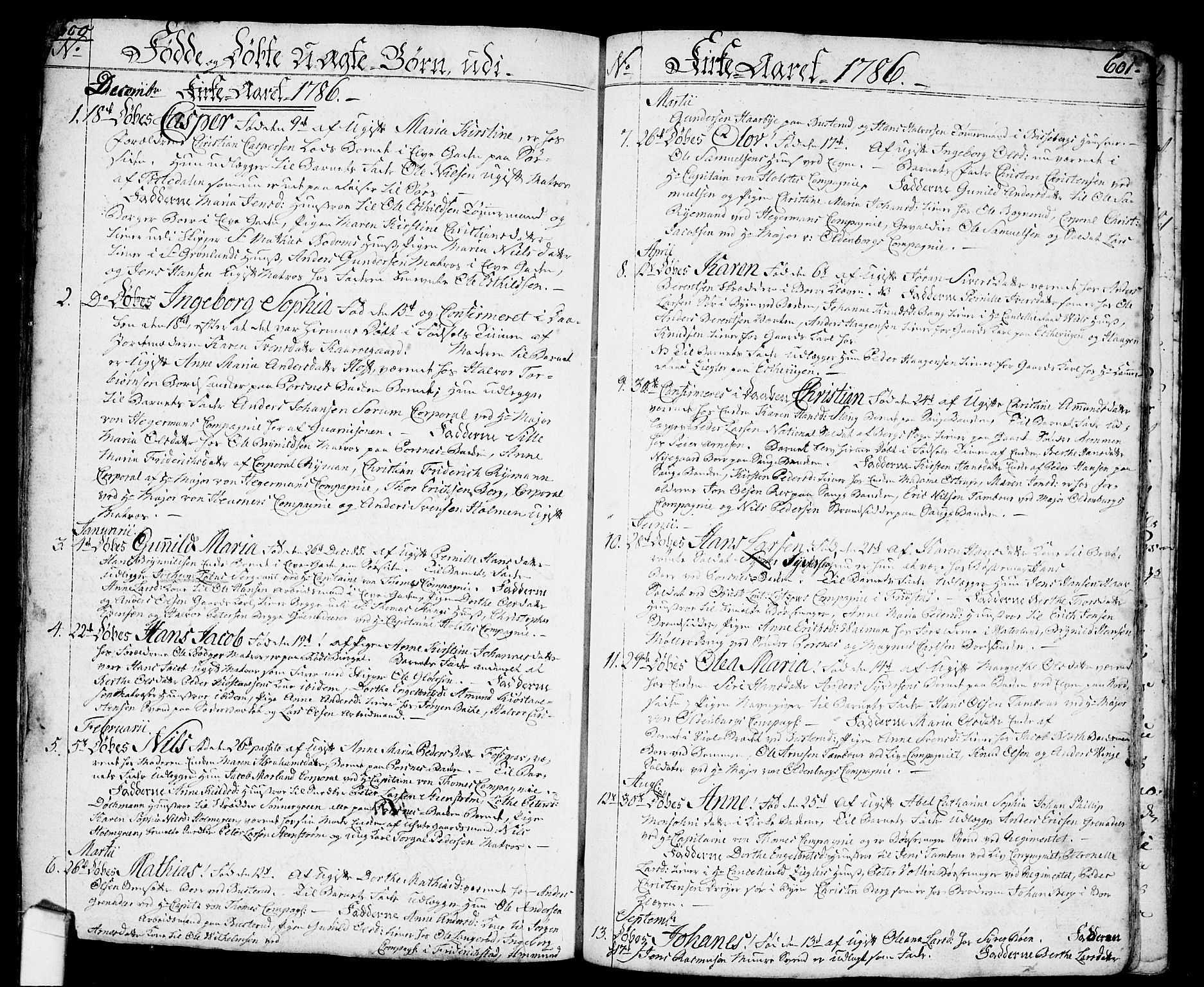 Halden prestekontor Kirkebøker, SAO/A-10909/F/Fa/L0001: Parish register (official) no. I 1, 1758-1791, p. 600-601