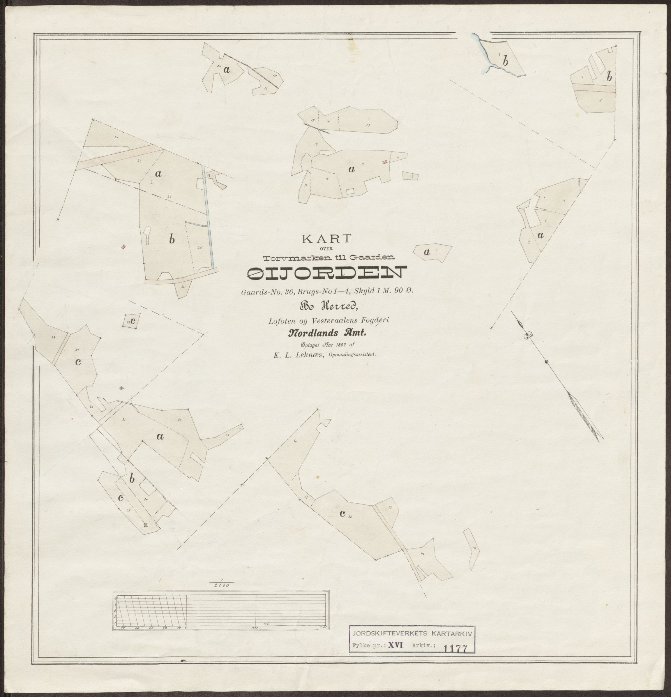 Jordskifteverkets kartarkiv, AV/RA-S-3929/T, 1859-1988, p. 1345