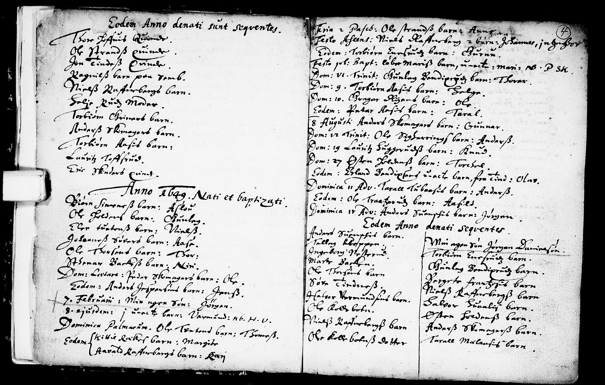 Heddal kirkebøker, SAKO/A-268/F/Fa/L0001: Parish register (official) no. I 1, 1648-1699, p. 4