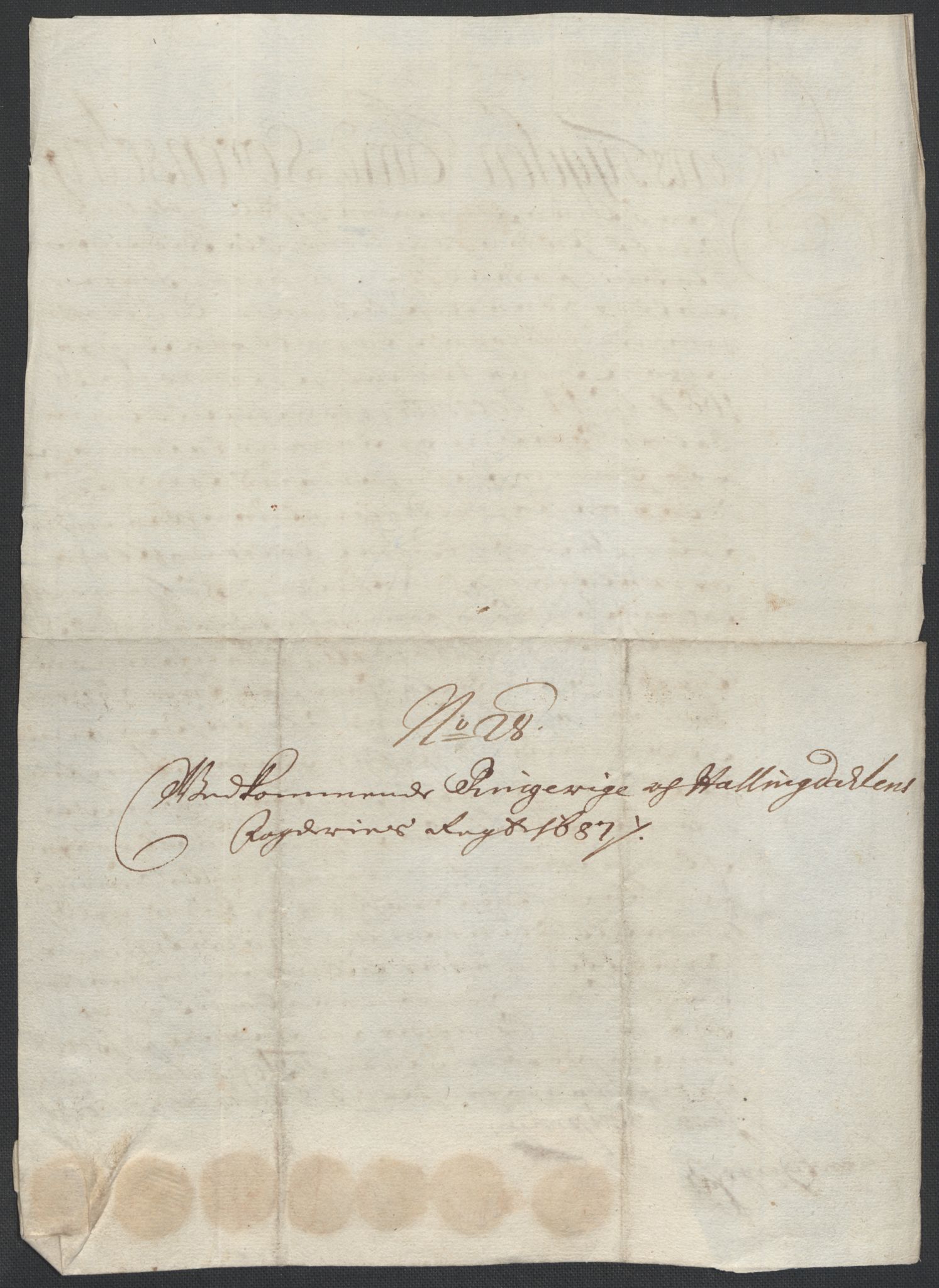 Rentekammeret inntil 1814, Reviderte regnskaper, Fogderegnskap, AV/RA-EA-4092/R21/L1447: Fogderegnskap Ringerike og Hallingdal, 1687-1689, p. 119