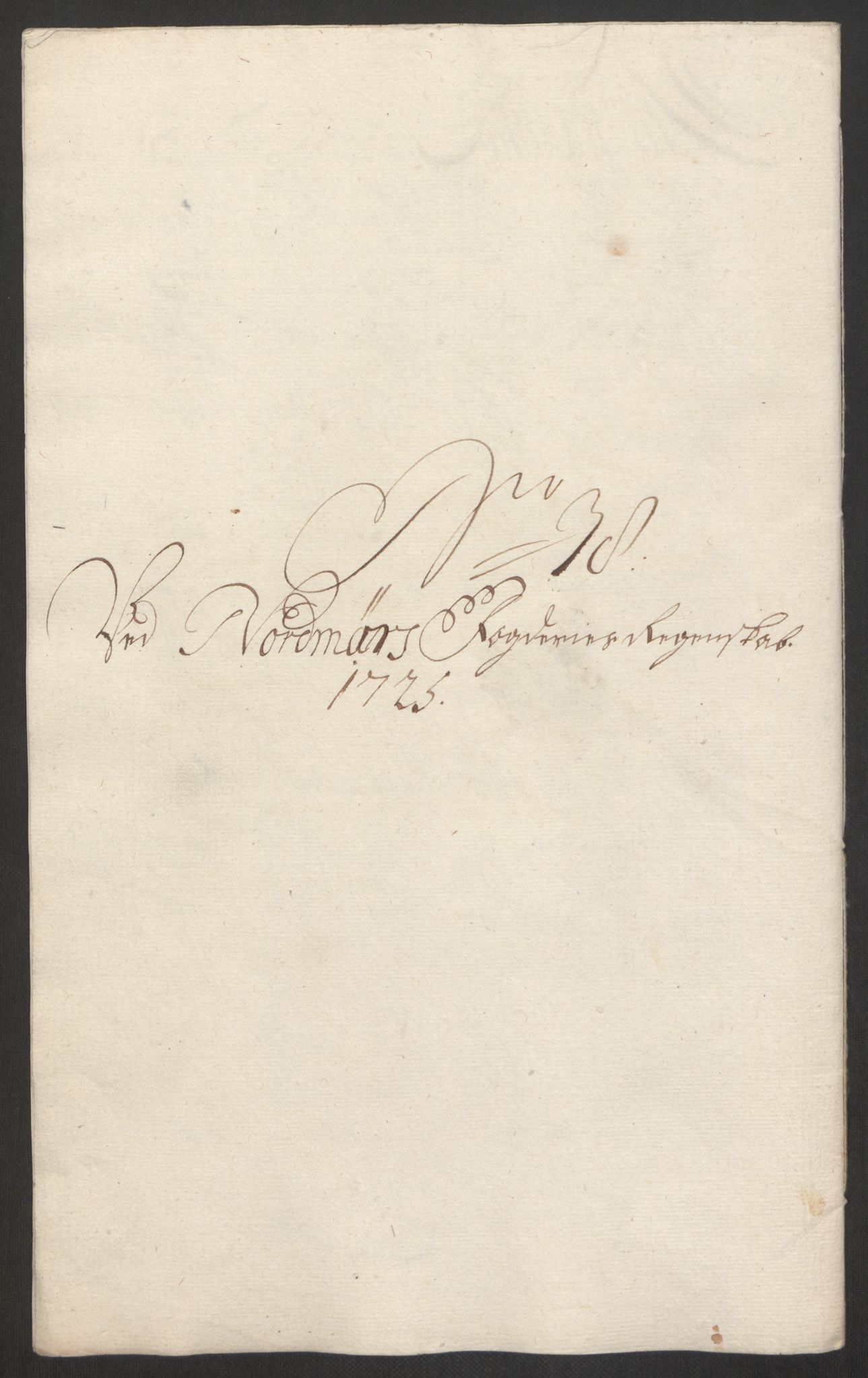 Rentekammeret inntil 1814, Reviderte regnskaper, Fogderegnskap, AV/RA-EA-4092/R56/L3758: Fogderegnskap Nordmøre, 1725, p. 263