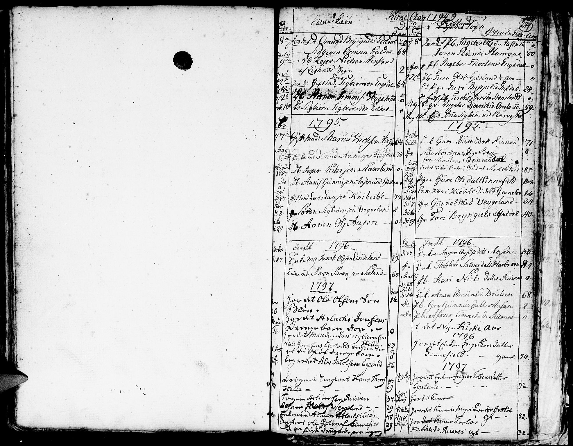 Hægebostad sokneprestkontor, SAK/1111-0024/F/Fa/Faa/L0001: Parish register (official) no. A 1 /3, 1760-1826, p. 279