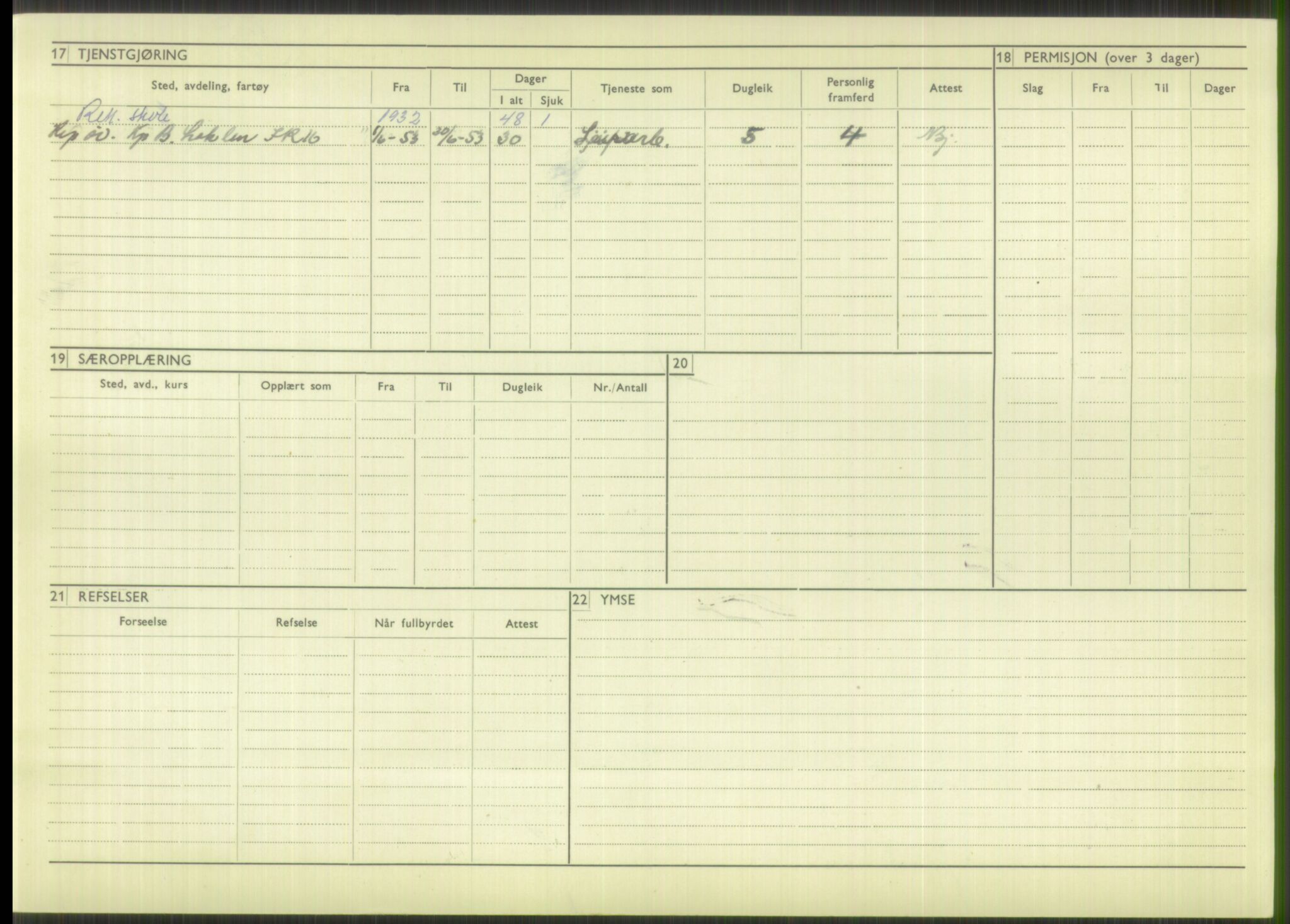 Forsvaret, Troms infanteriregiment nr. 16, AV/RA-RAFA-3146/P/Pa/L0015: Rulleblad for regimentets menige mannskaper, årsklasse 1931, 1931, p. 66