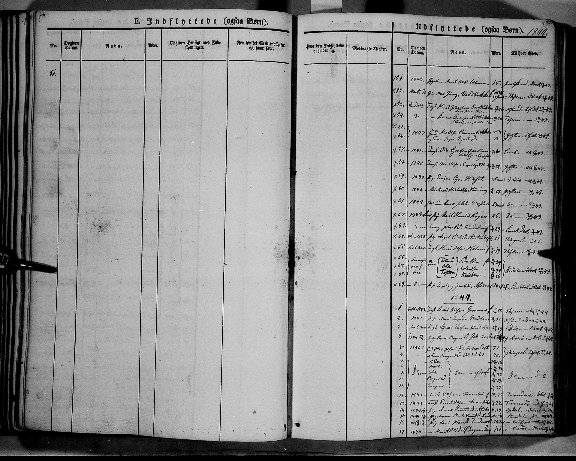 Lesja prestekontor, SAH/PREST-068/H/Ha/Haa/L0006: Parish register (official) no. 6B, 1843-1854, p. 774-775