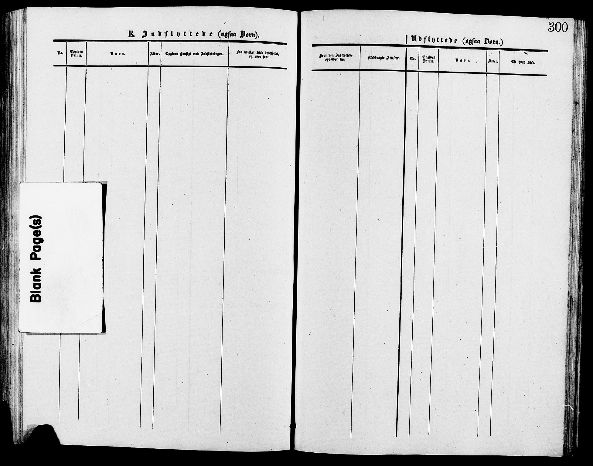Lesja prestekontor, SAH/PREST-068/H/Ha/Haa/L0009: Parish register (official) no. 9, 1854-1889, p. 300