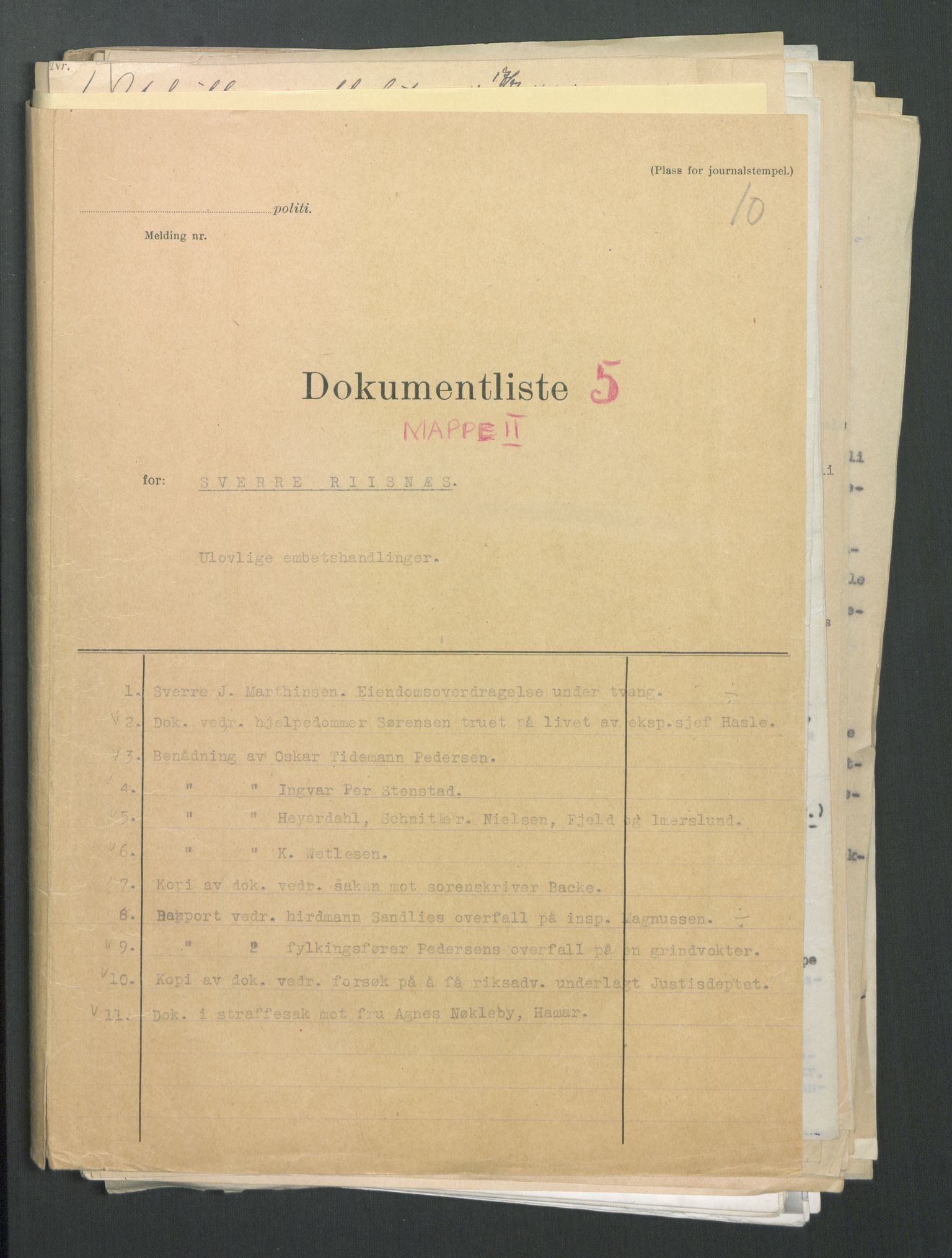 Landssvikarkivet, Oslo politikammer, RA/S-3138-01/D/Di/L0001: Anr. 1559, 1945-1947, p. 780