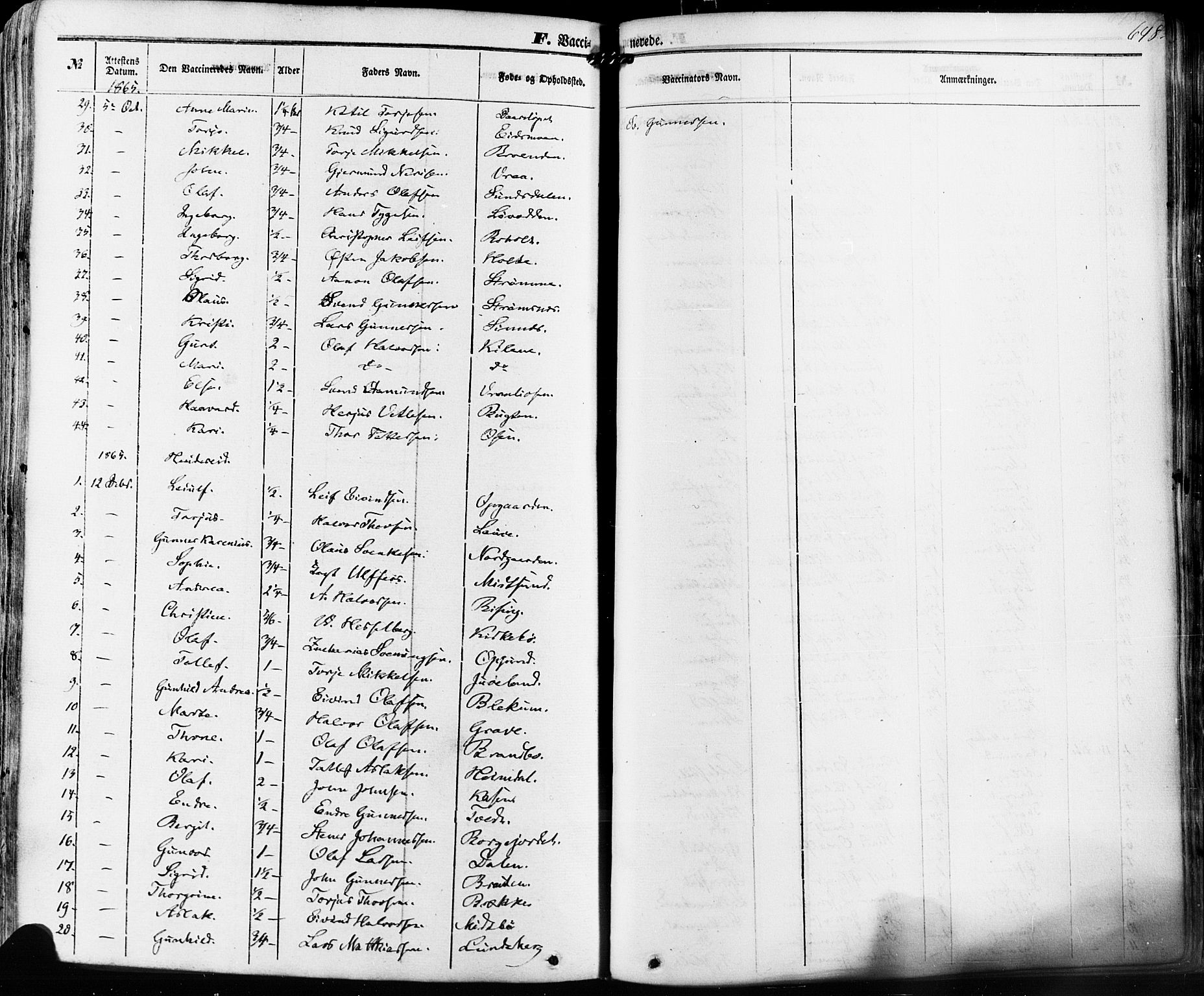 Kviteseid kirkebøker, AV/SAKO-A-276/F/Fa/L0007: Parish register (official) no. I 7, 1859-1881, p. 648