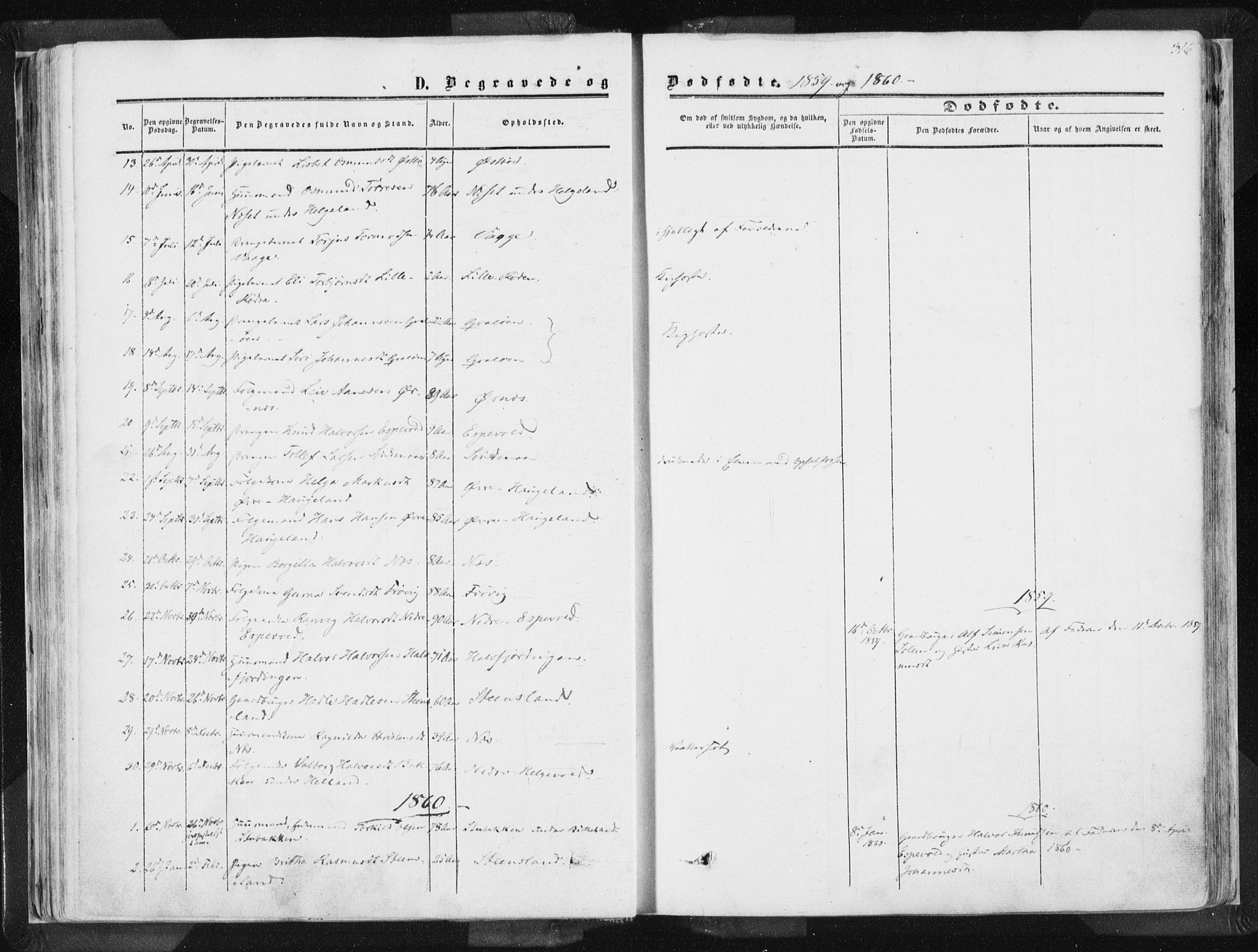 Vikedal sokneprestkontor, SAST/A-101840/01/IV: Parish register (official) no. A 6.2, 1851-1867, p. 316