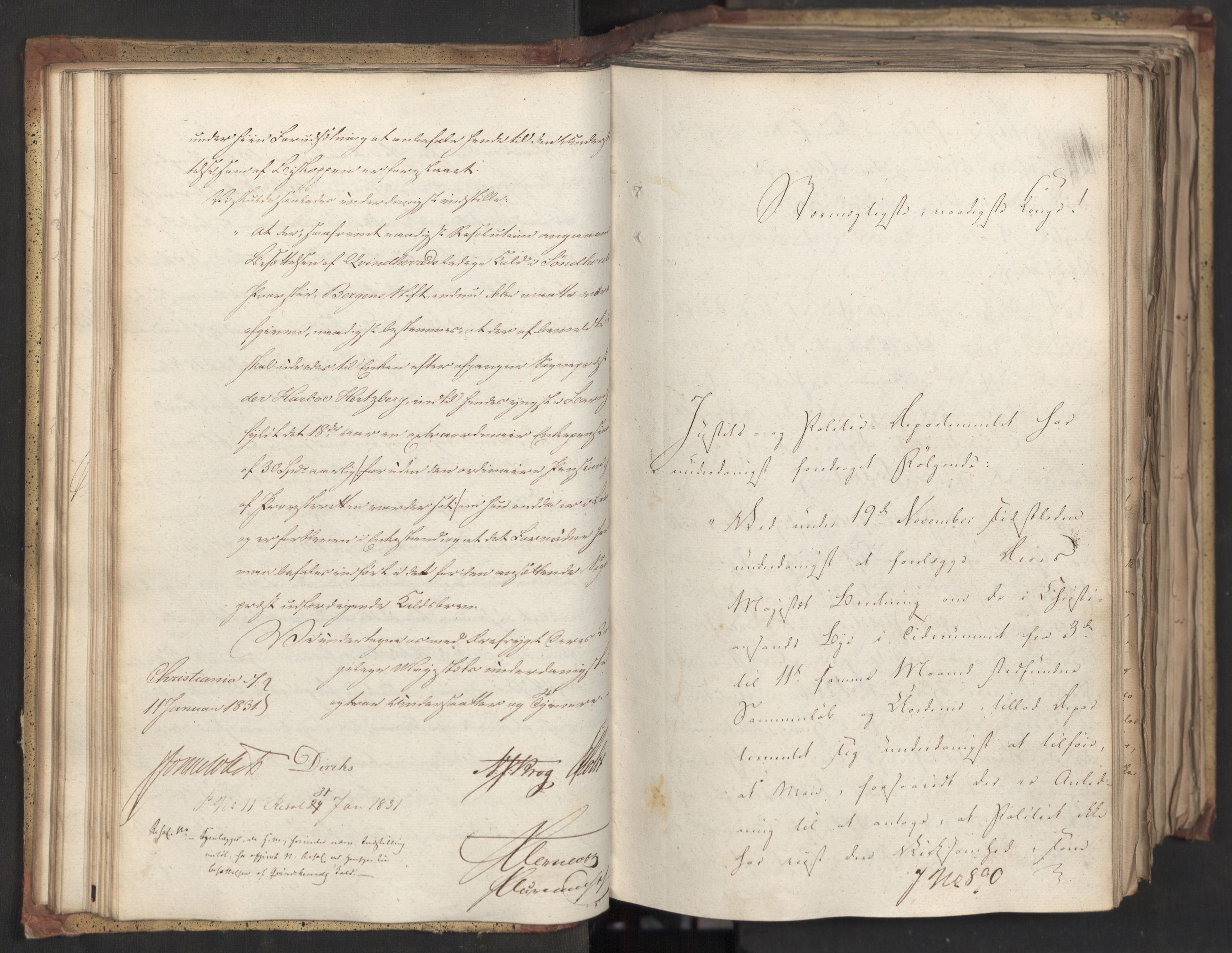 Statsrådsavdelingen i Stockholm, AV/RA-S-1003/D/Da/L0069: Regjeringsinnstillinger nr. 877-1046, 1831, p. 66