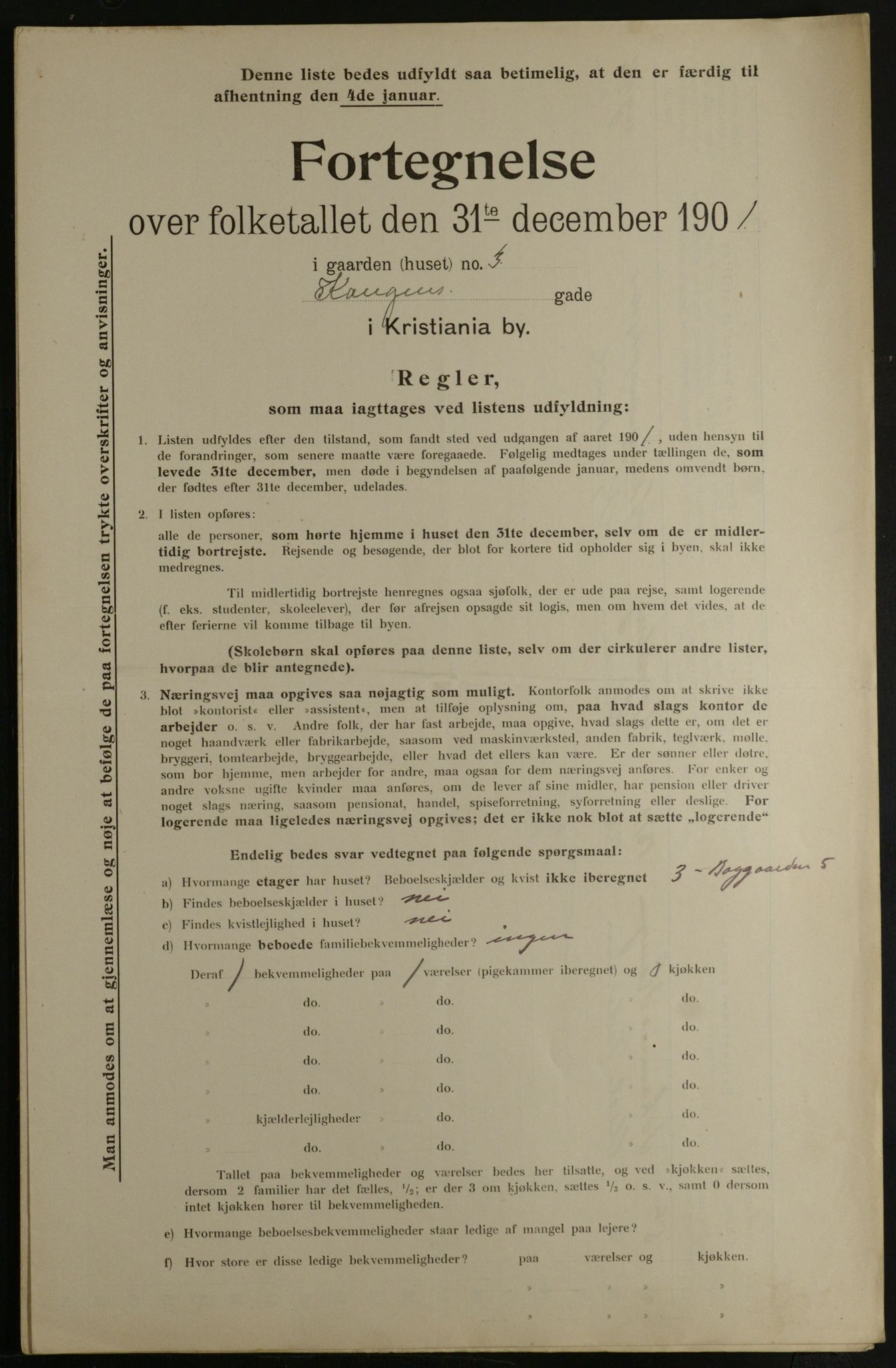 OBA, Municipal Census 1901 for Kristiania, 1901, p. 8165
