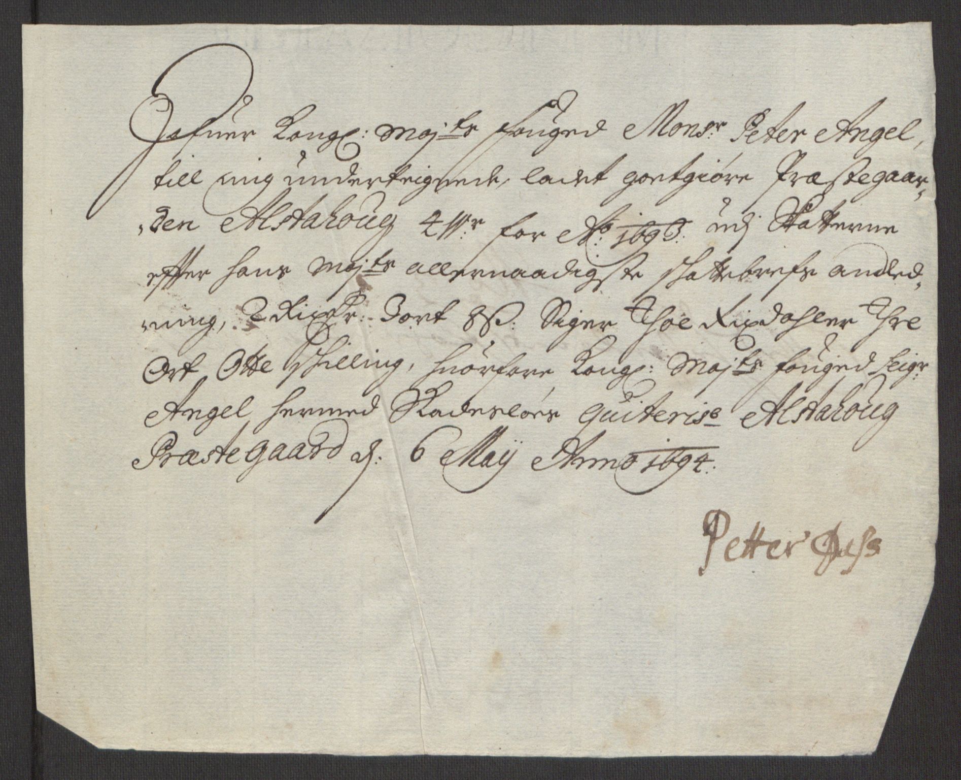 Rentekammeret inntil 1814, Reviderte regnskaper, Fogderegnskap, AV/RA-EA-4092/R65/L4505: Fogderegnskap Helgeland, 1693-1696, p. 137