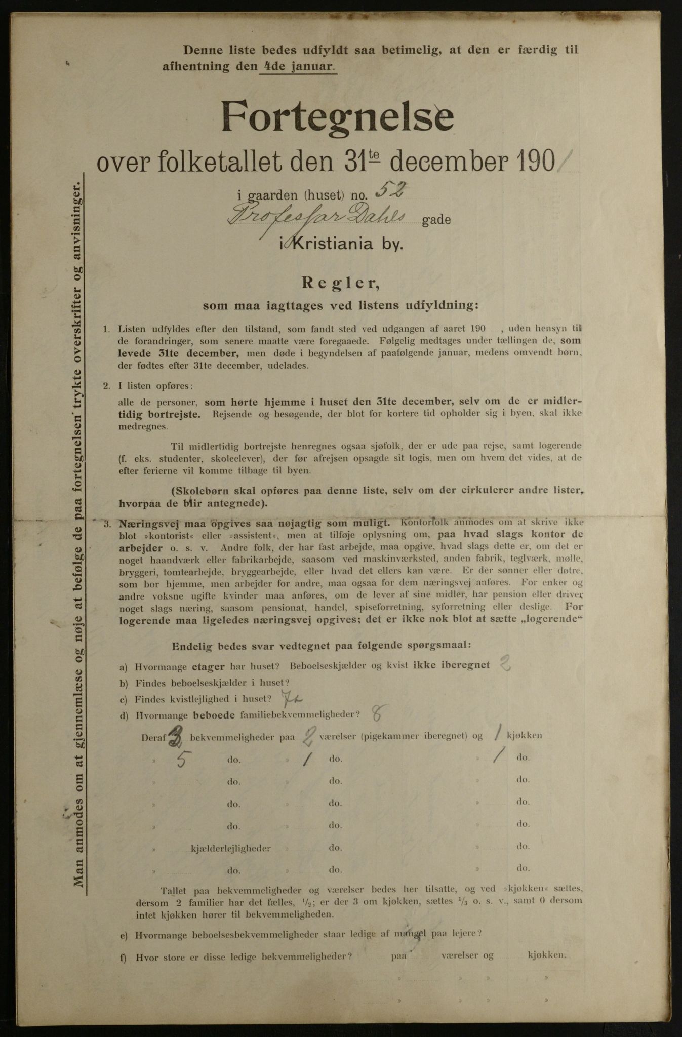 OBA, Municipal Census 1901 for Kristiania, 1901, p. 12571