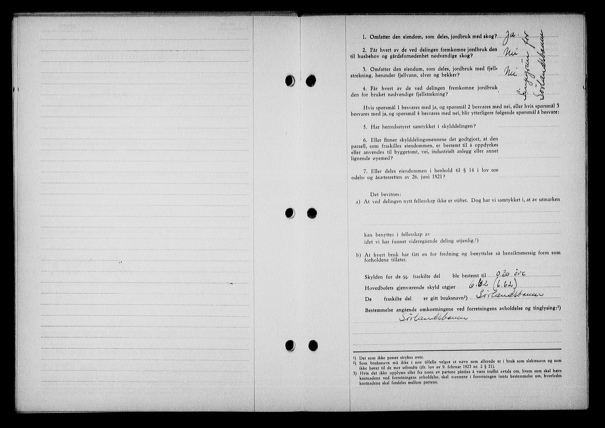 Nedenes sorenskriveri, AV/SAK-1221-0006/G/Gb/Gba/L0048: Mortgage book no. A-II, 1940-1941, Diary no: : 228/1941