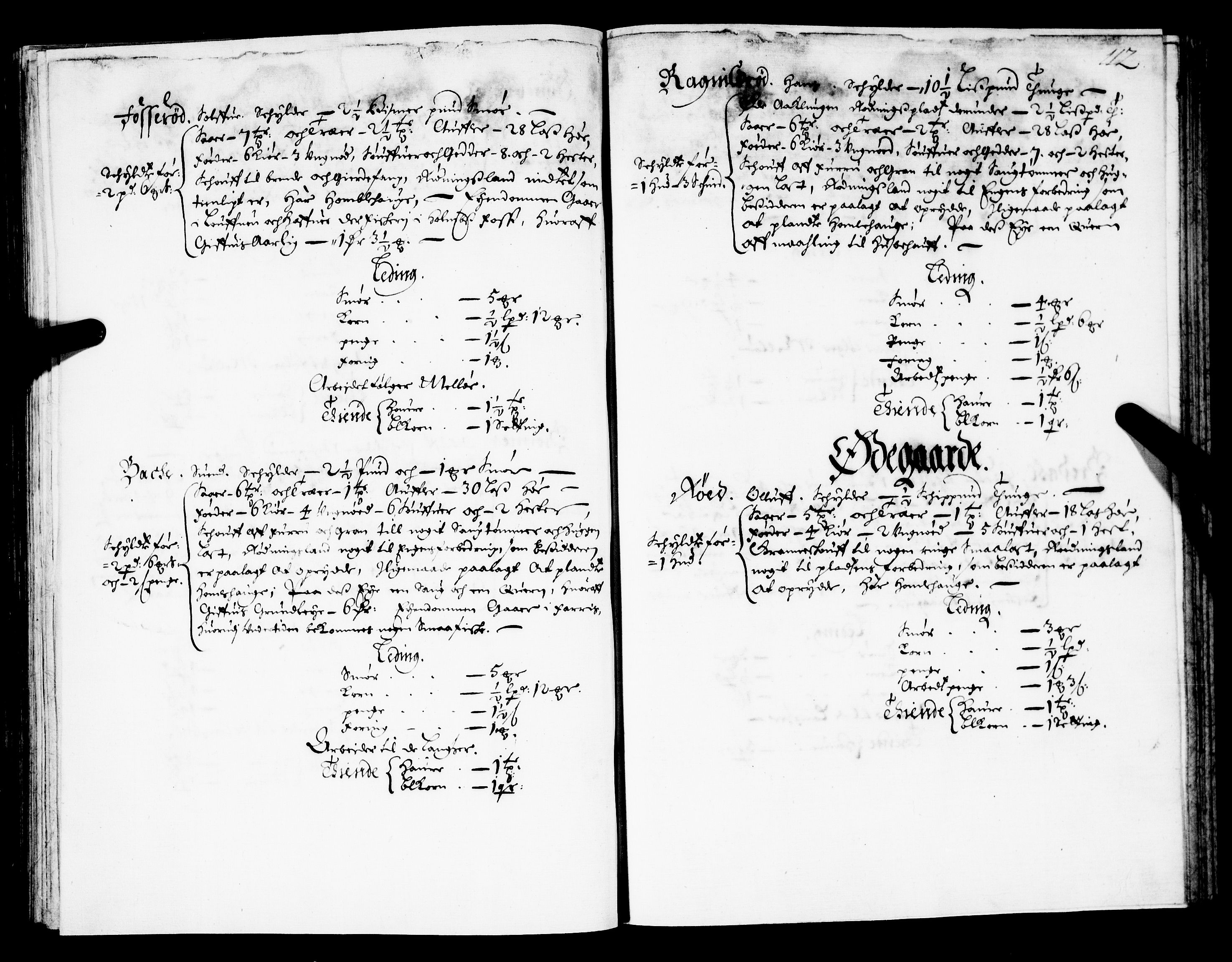 Rentekammeret inntil 1814, Realistisk ordnet avdeling, AV/RA-EA-4070/N/Nb/Nba/L0021: Brunla len, 1667, p. 111b-112a