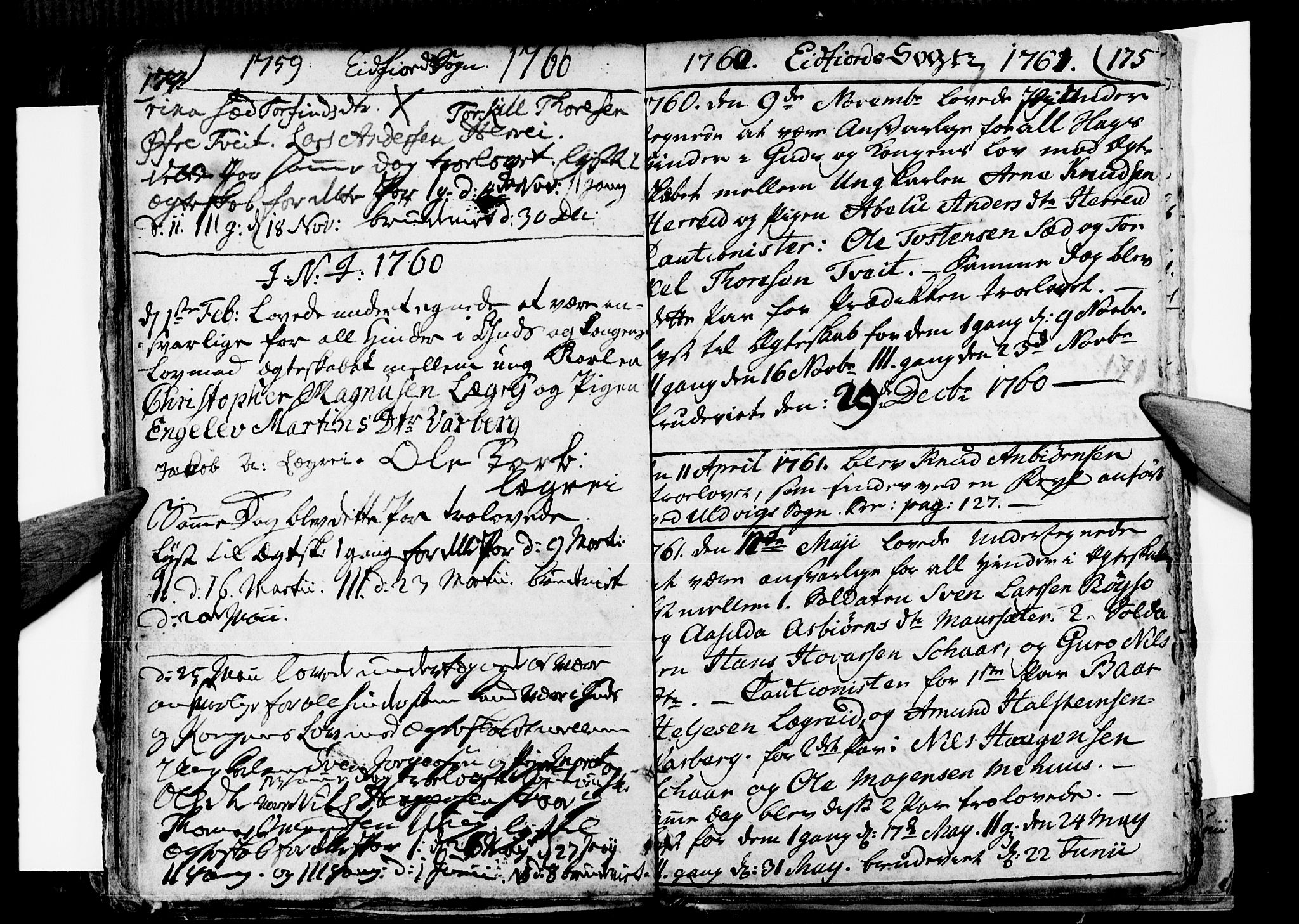 Ulvik sokneprestembete, SAB/A-78801/H/Haa: Parish register (official) no. A 9, 1743-1792, p. 171